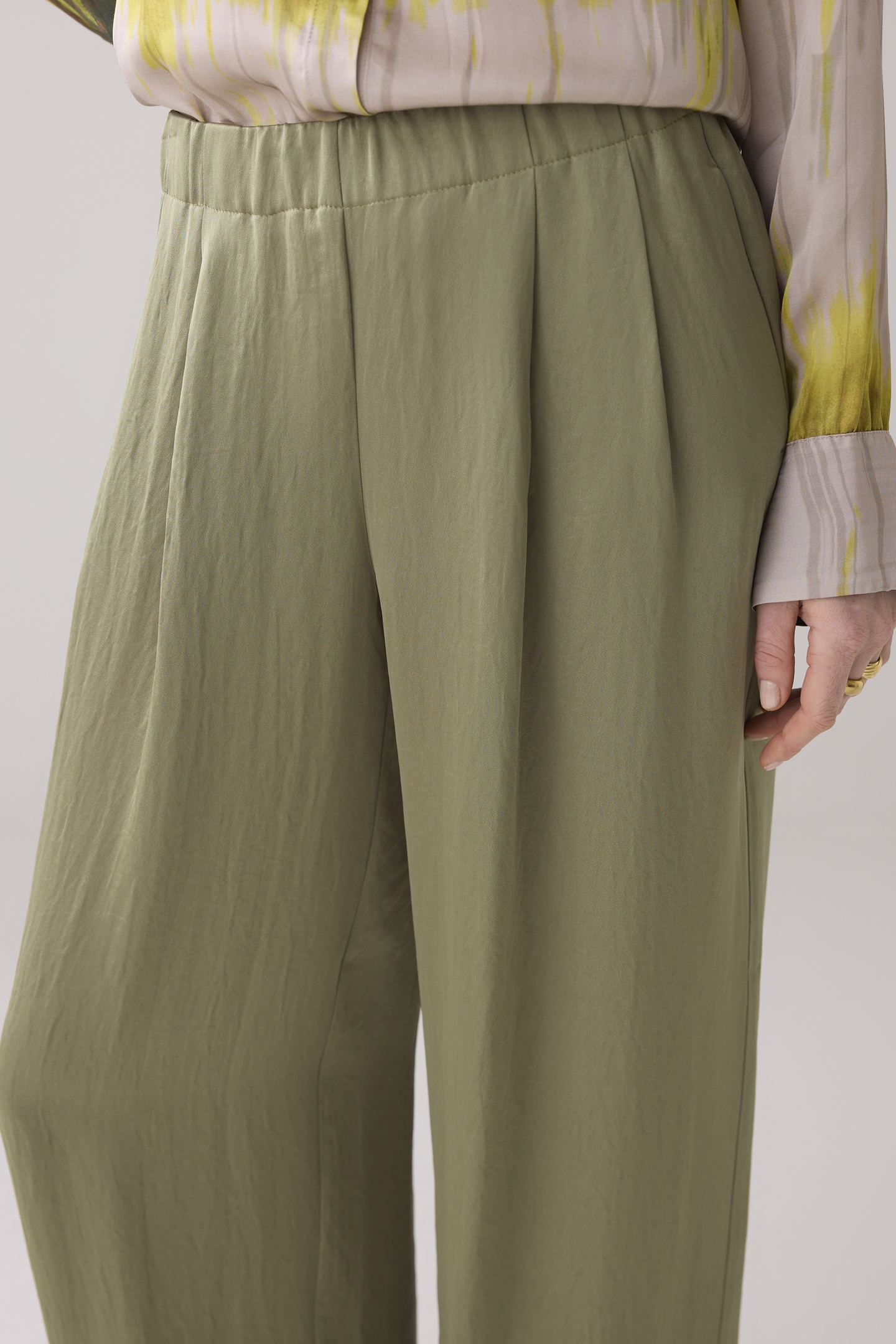 TROUSERS HEAVY SILKY TOUCH COMBAT GREEN 4
