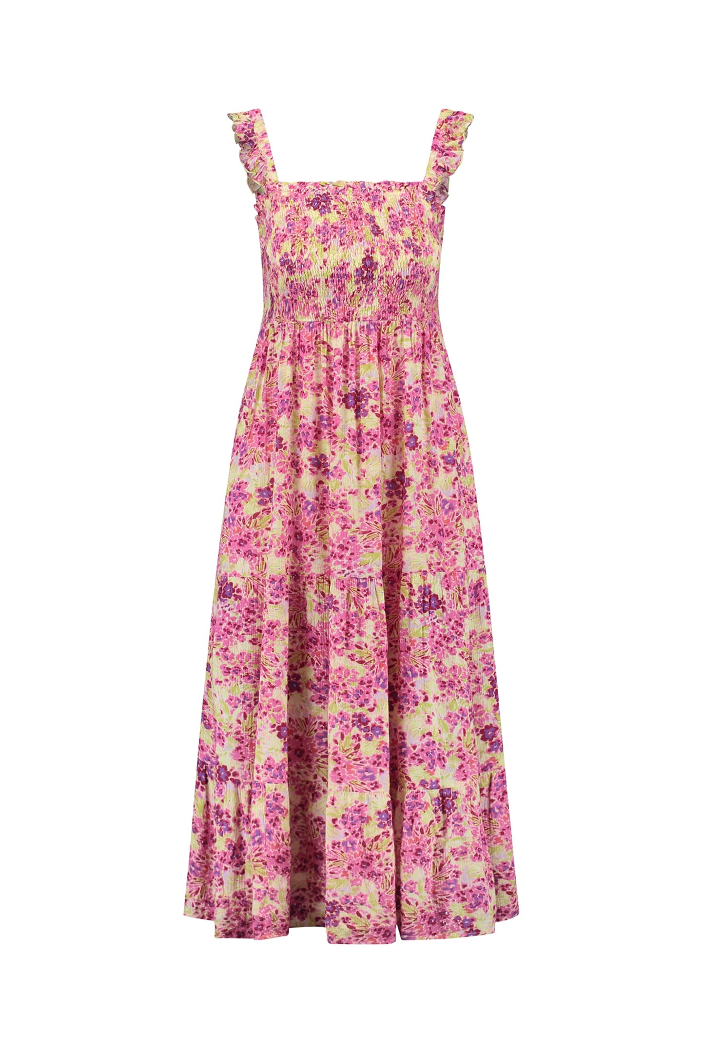 SEYCHELLES DRESS FLOWER FIELDS PINK FLOWER FIELDS 5