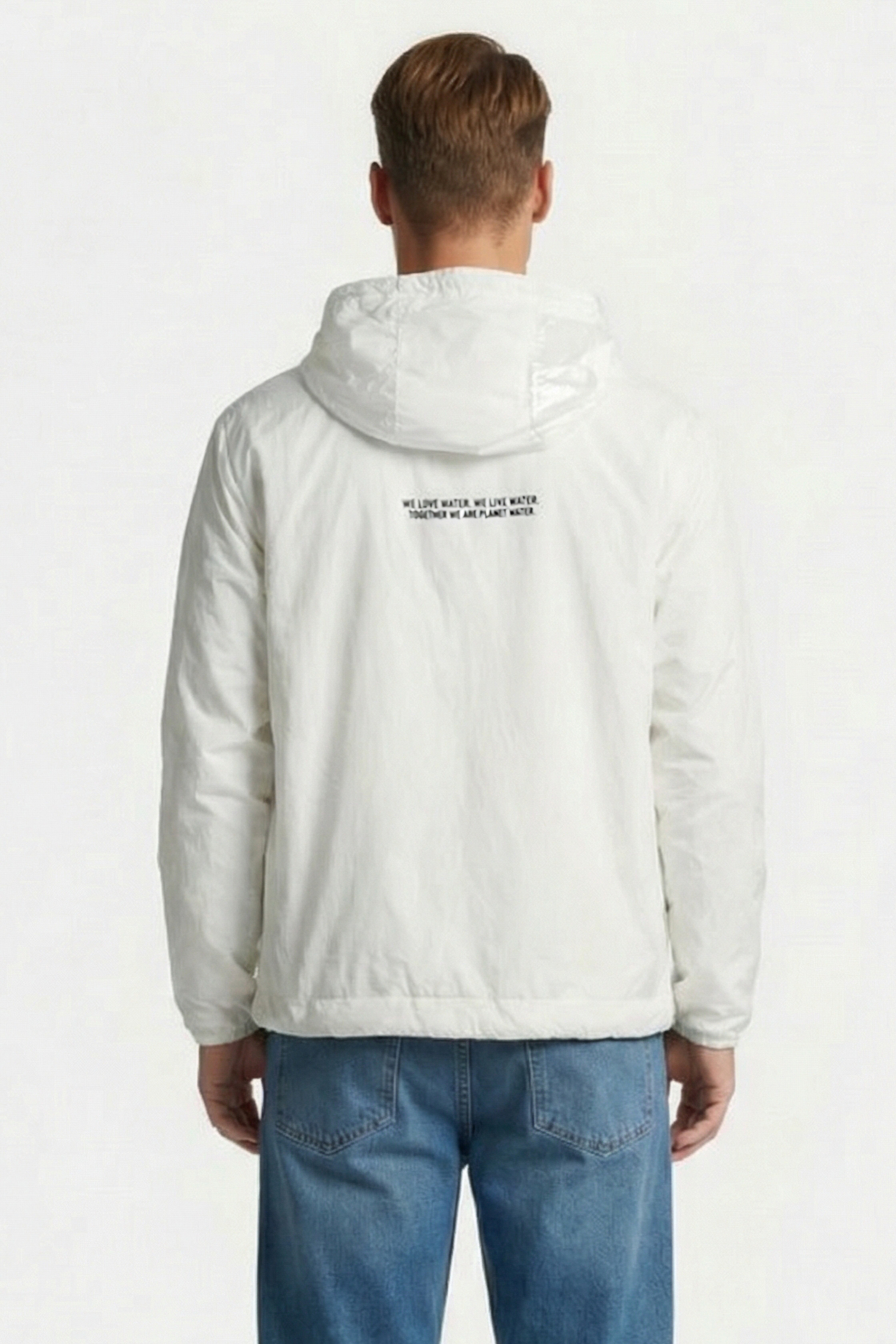 MEN'S HOODED SWEAT MPH WHITE 2