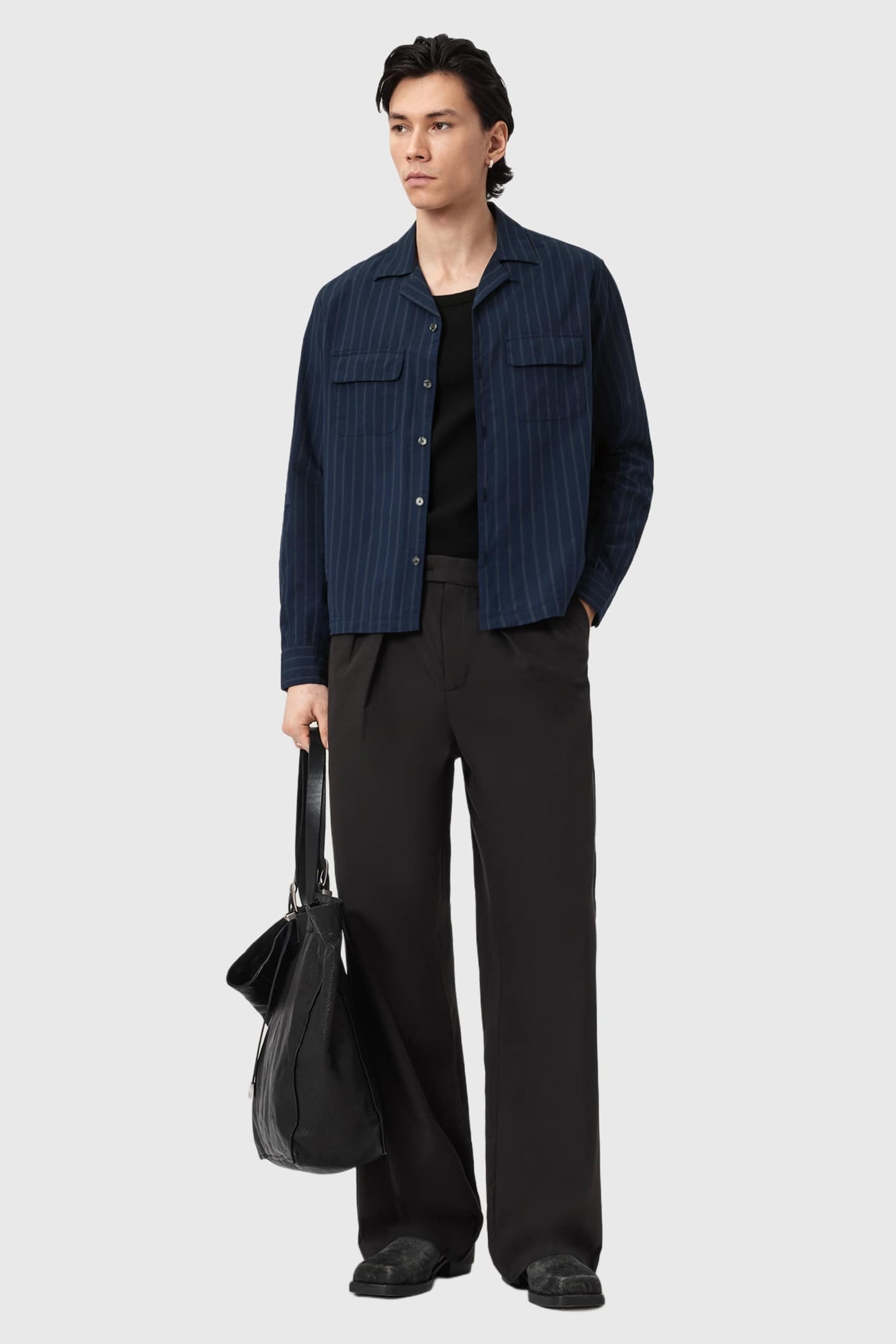 STANLEY LS SHIRT NAVY BLUE 4