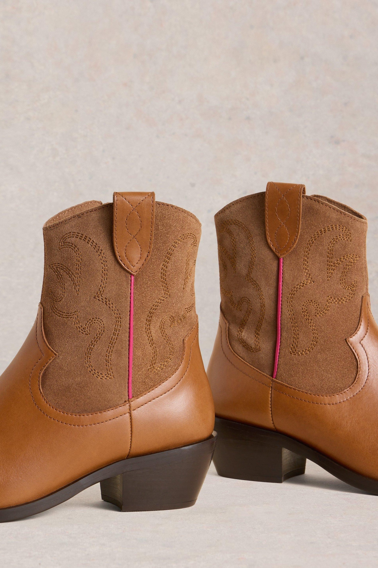 BEAU WESTERN BOOT MID TAN 2