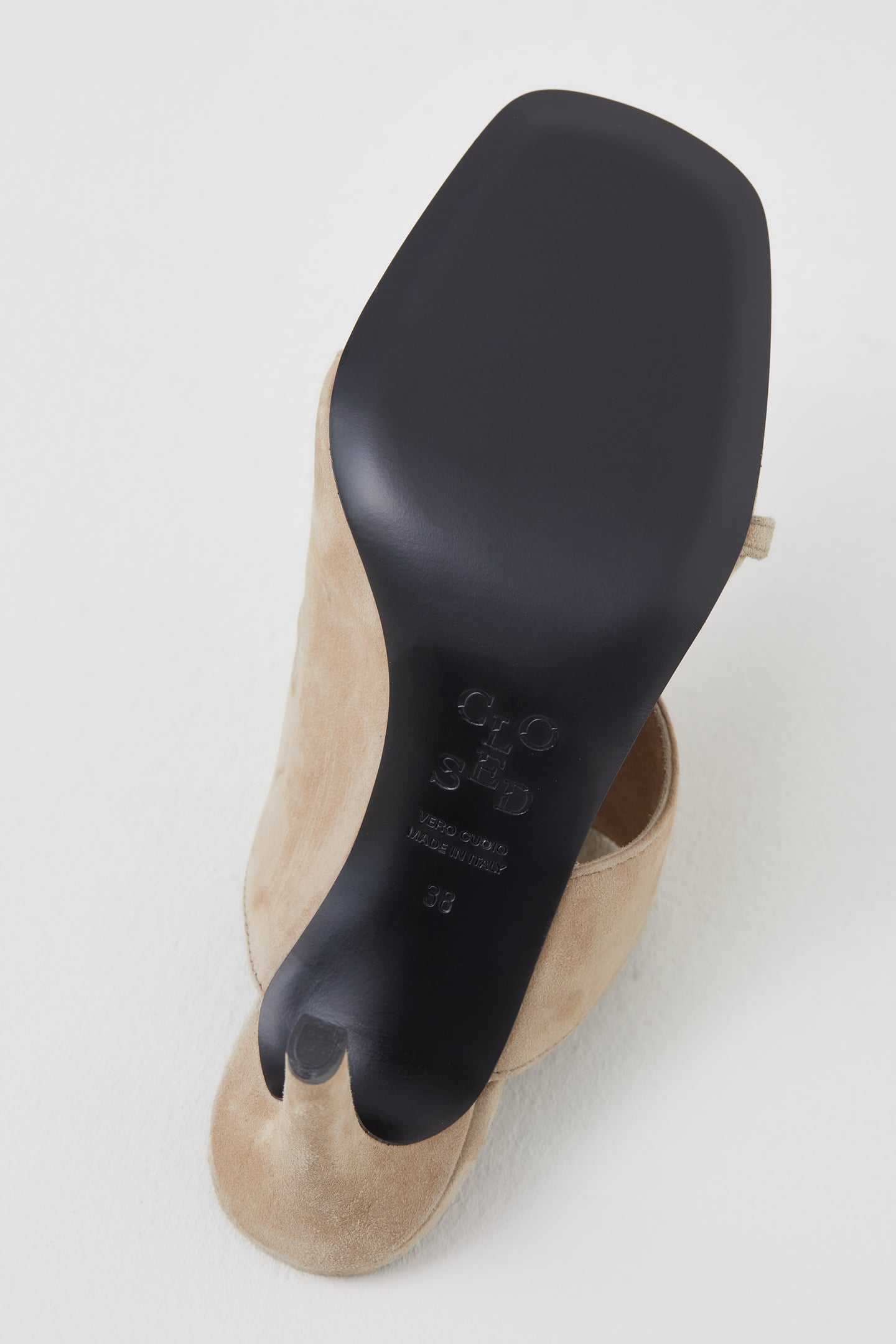 MULE SHOES PLASTER BEIGE 6