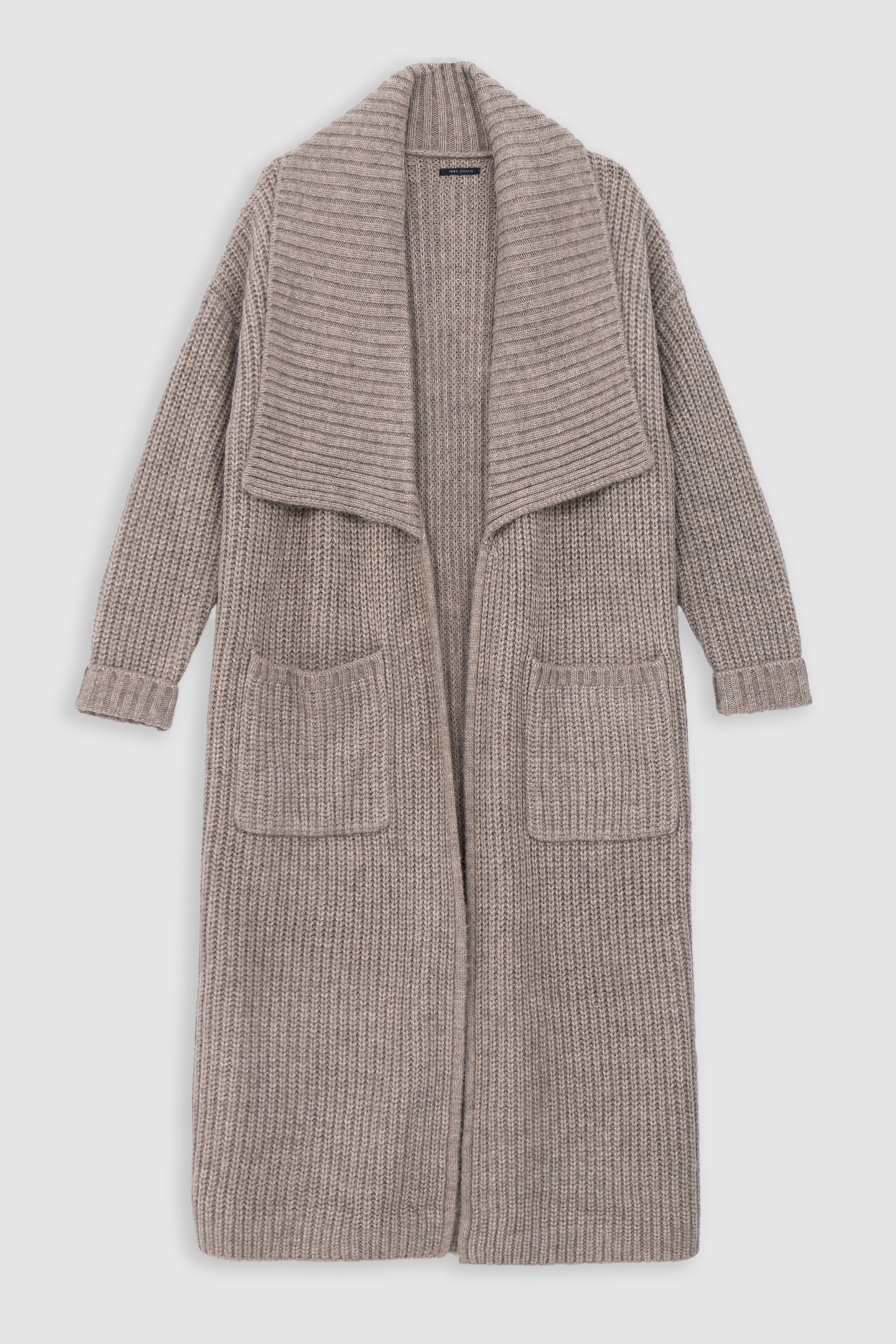 LONG BEIGE KNITTED CARDIGAN 6