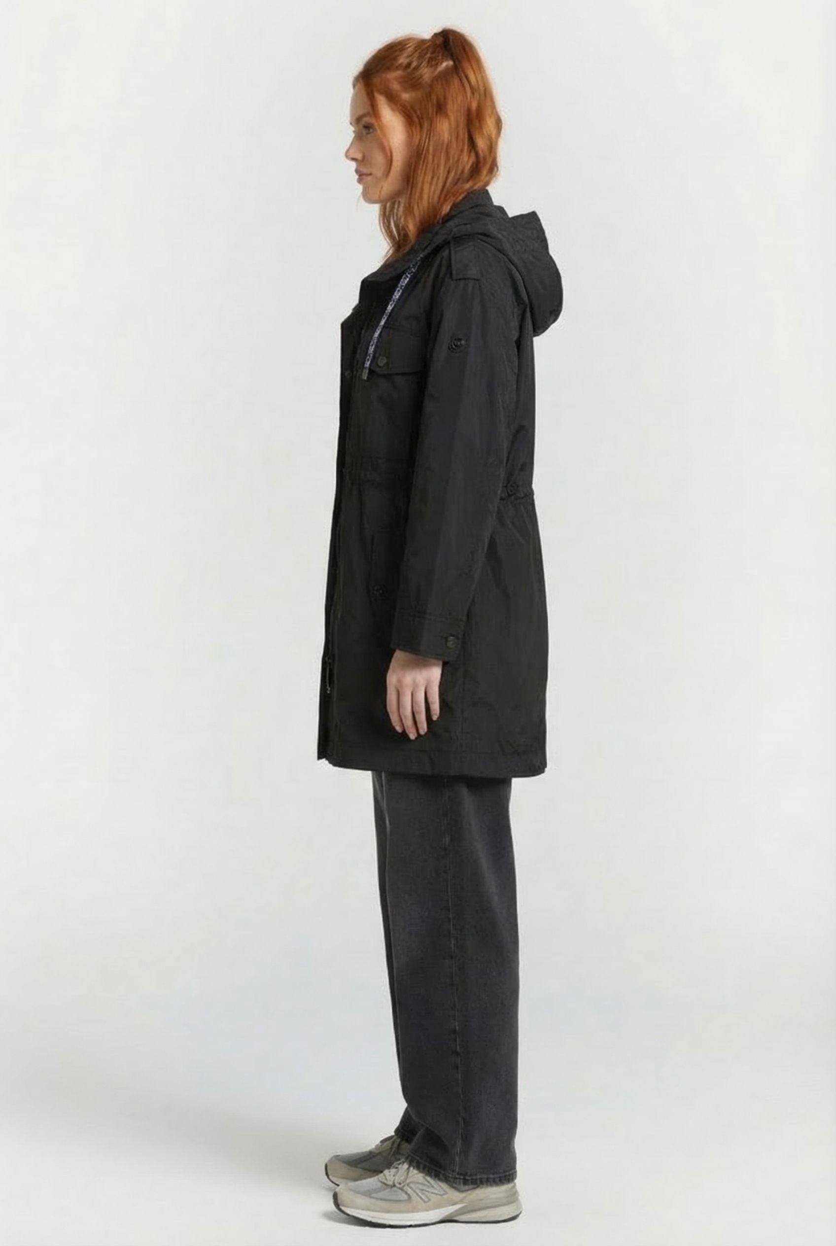 LT FILLED OVERSIZE ANORAK BLACK 3