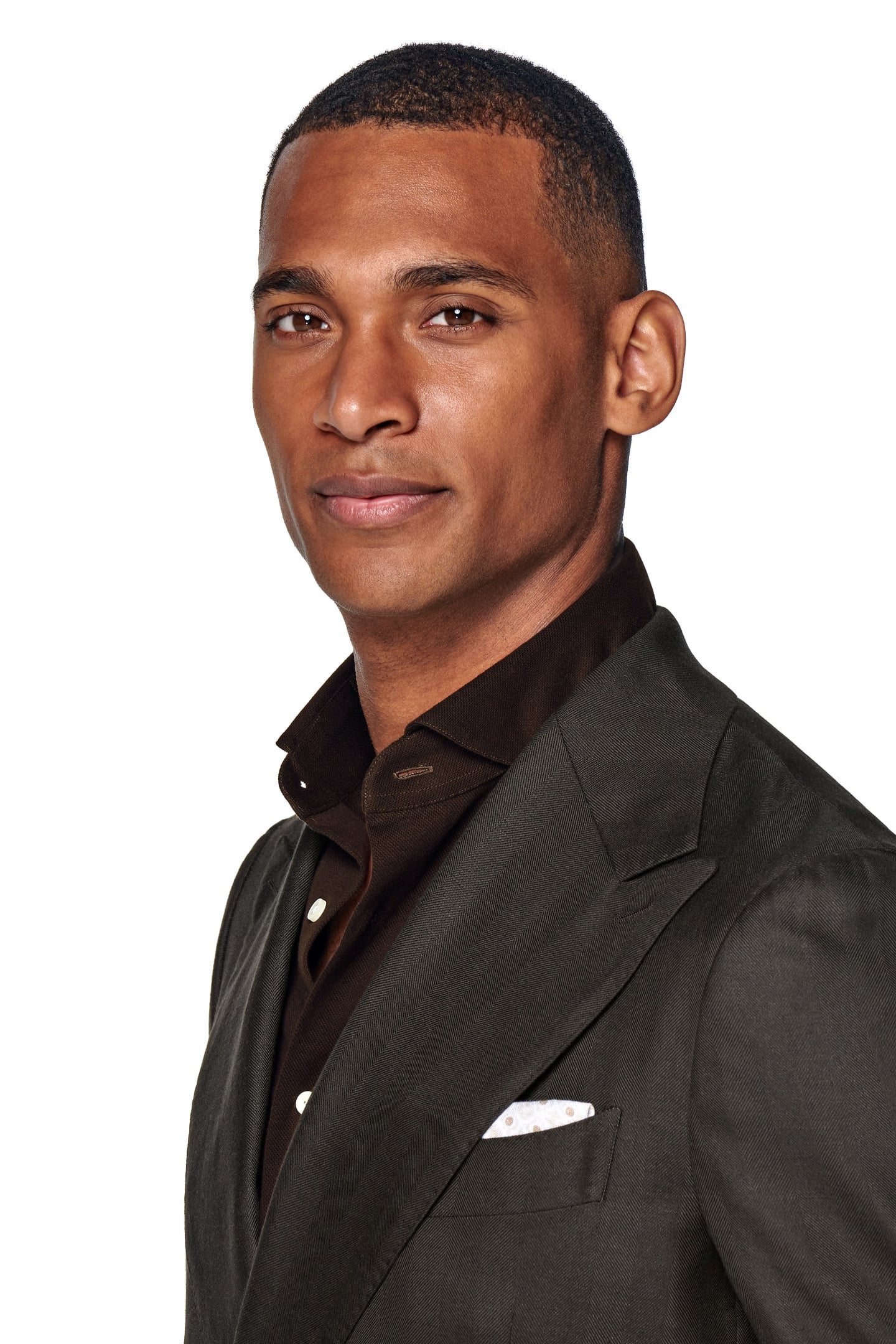 SUIT-D.BROWN-HERRINGBONE DARK BROWN 2