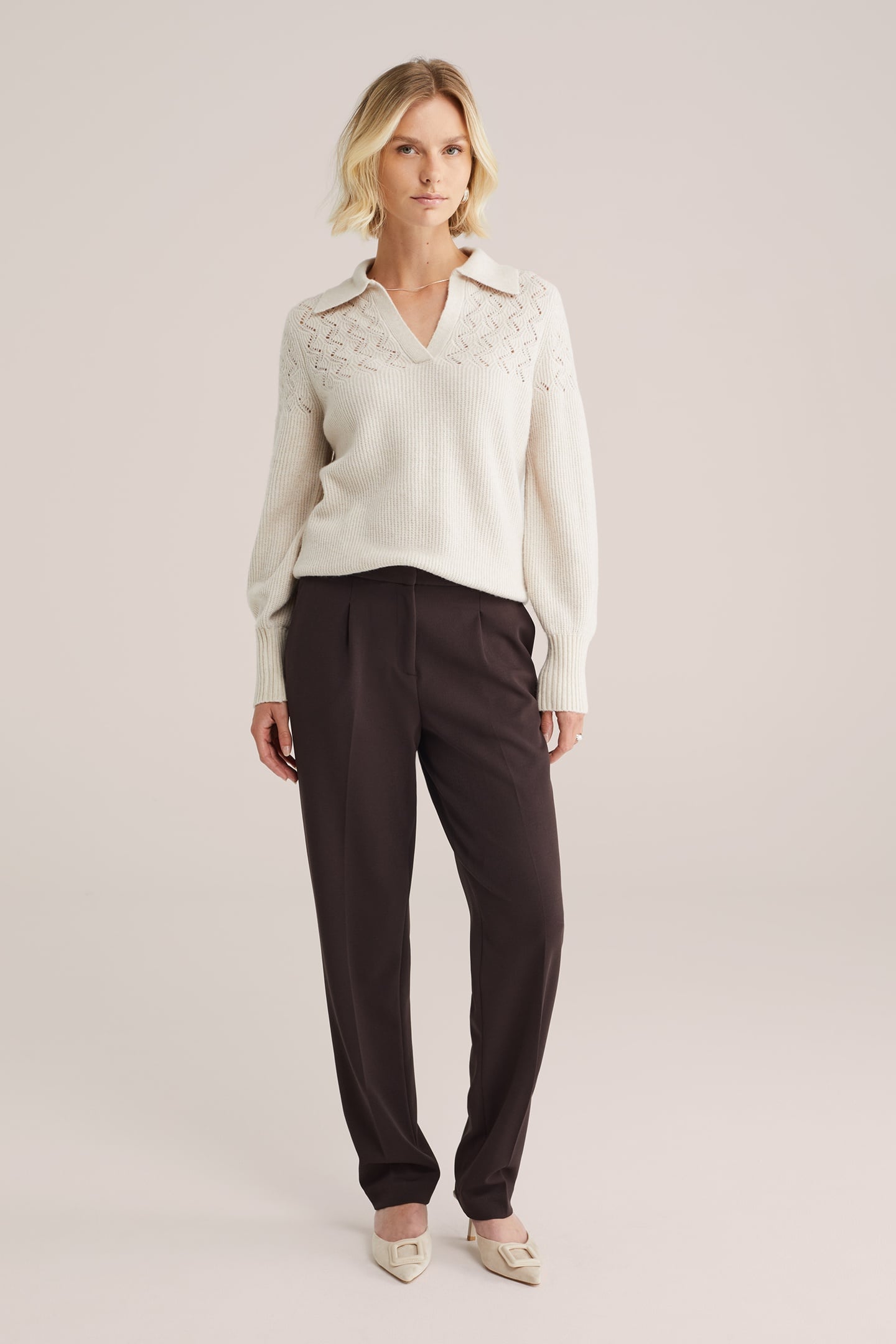 TROUSER DARK BROWN 3