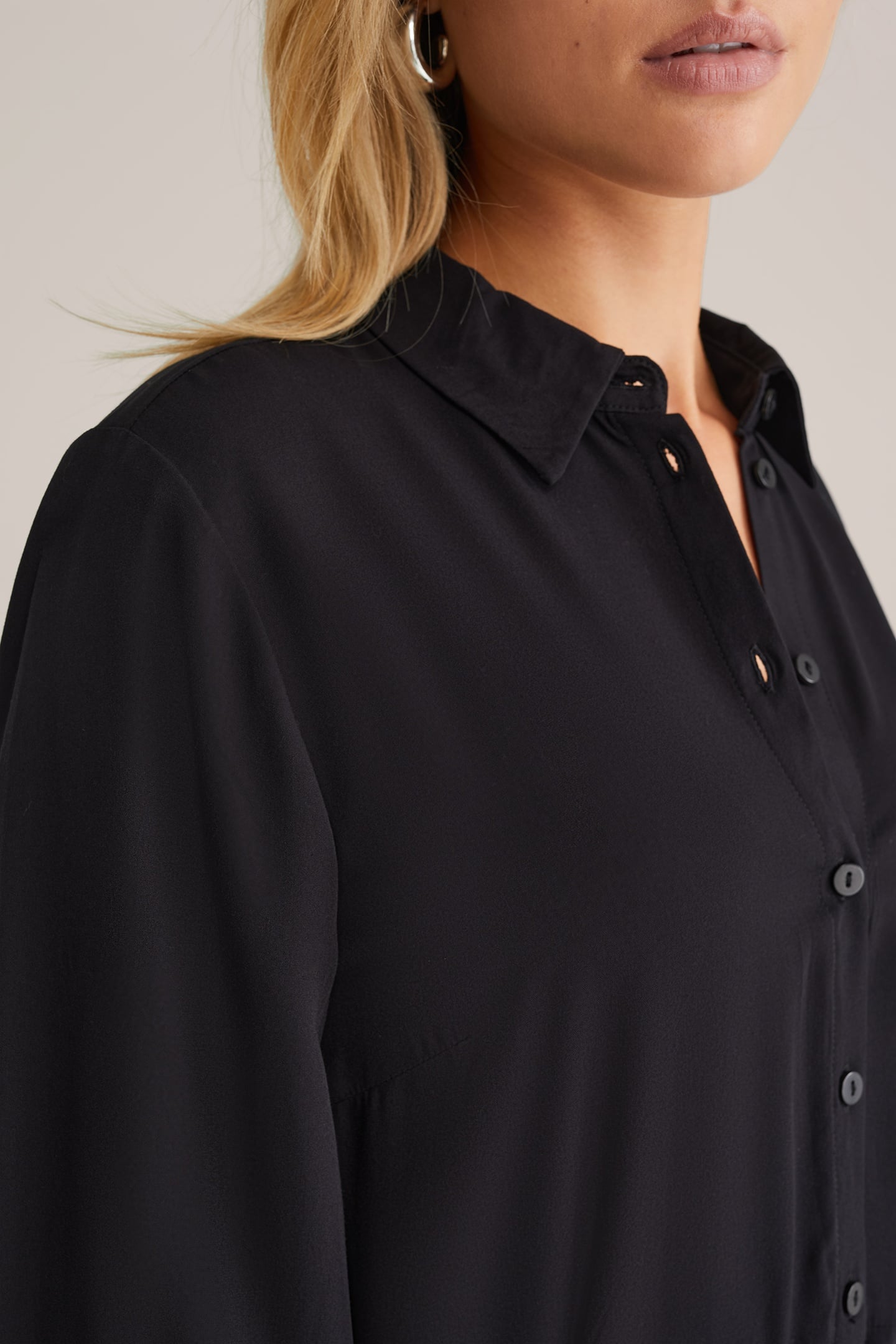 DRESS MID LENGTH BLACK 5