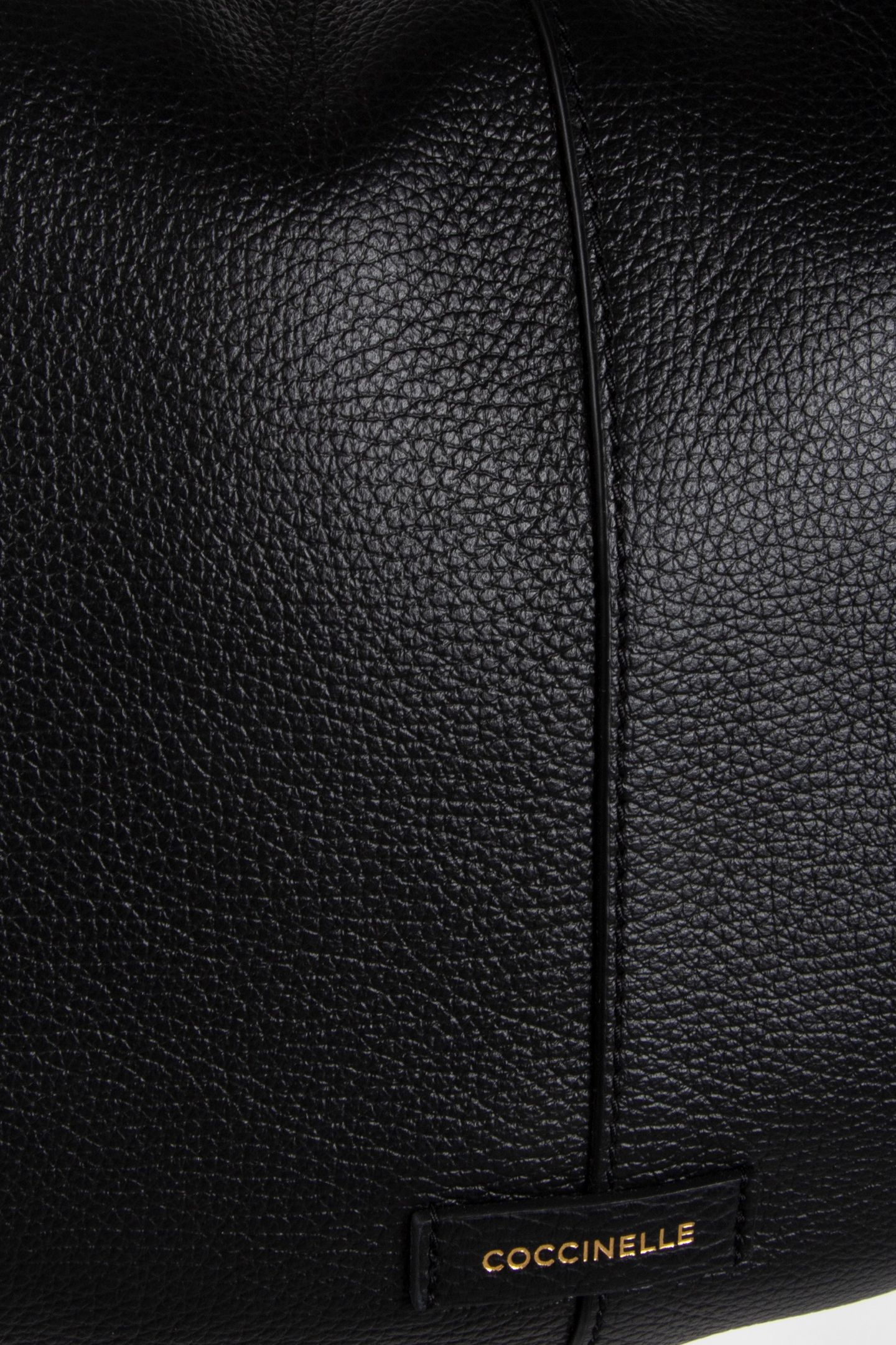 LARGE LEATHER SHOULDER BAG  IN BLACK 5