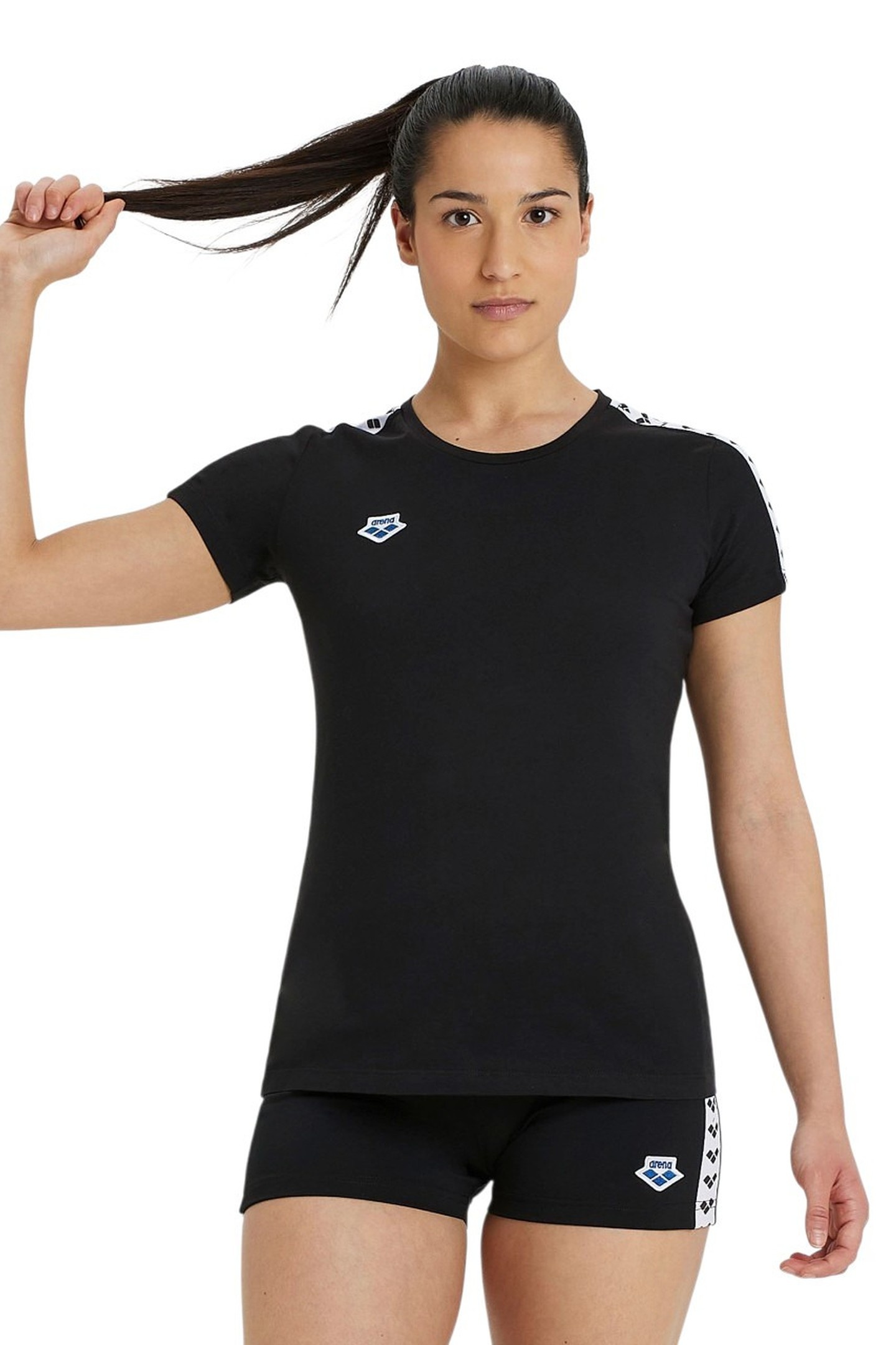 W T-SHIRT TEAM BLACK-WHITE-BLACK 2