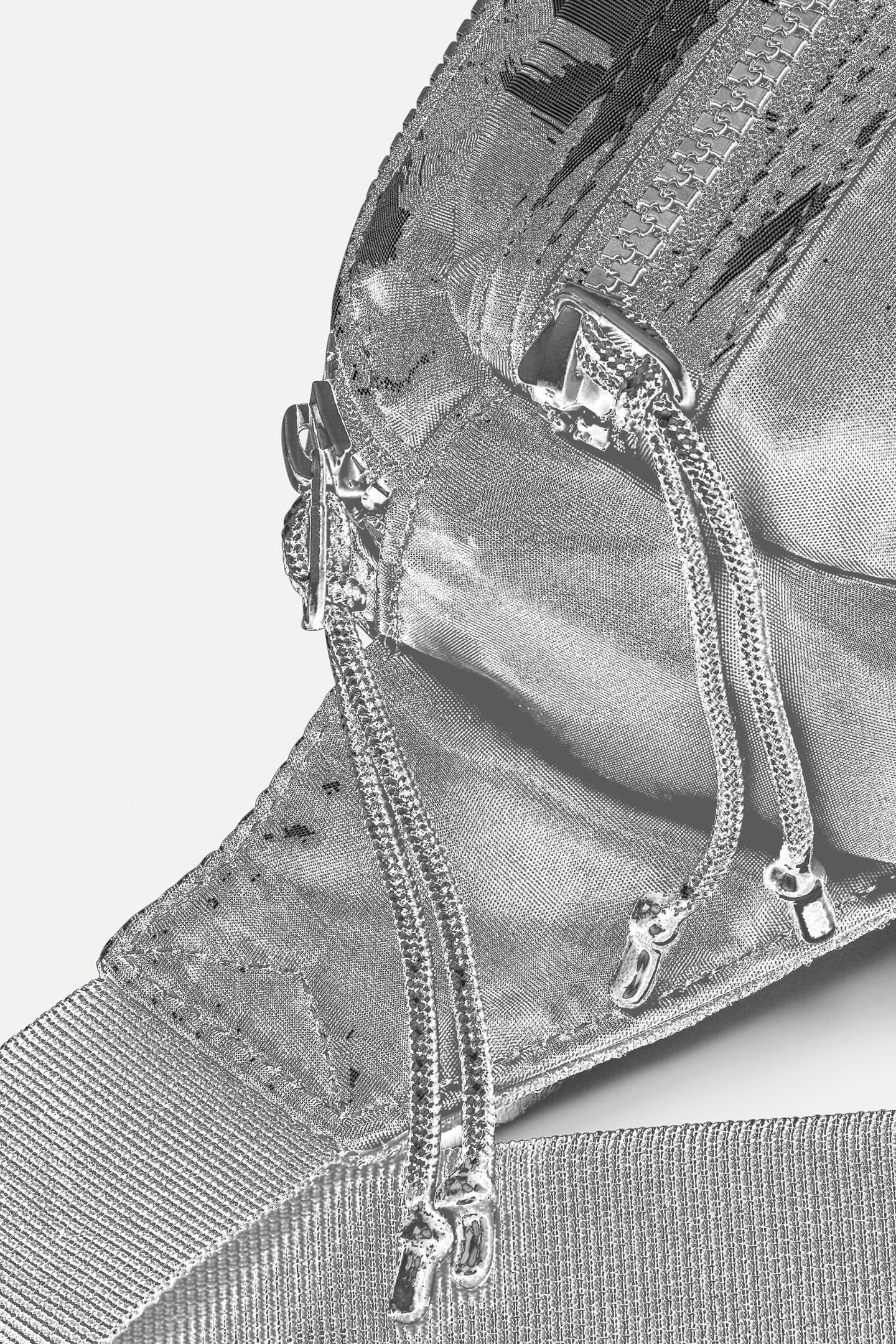 UNISEX NYLON SLING BAG BLACK 4