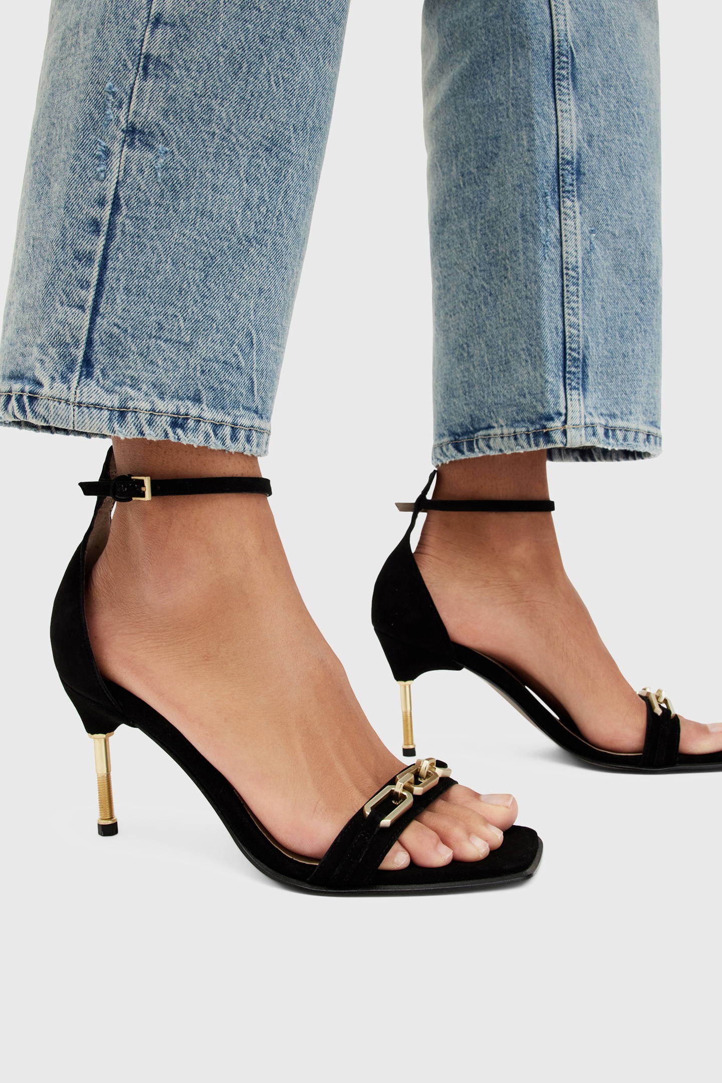 BRIDGET CHAIN SANDAL BLACK 2