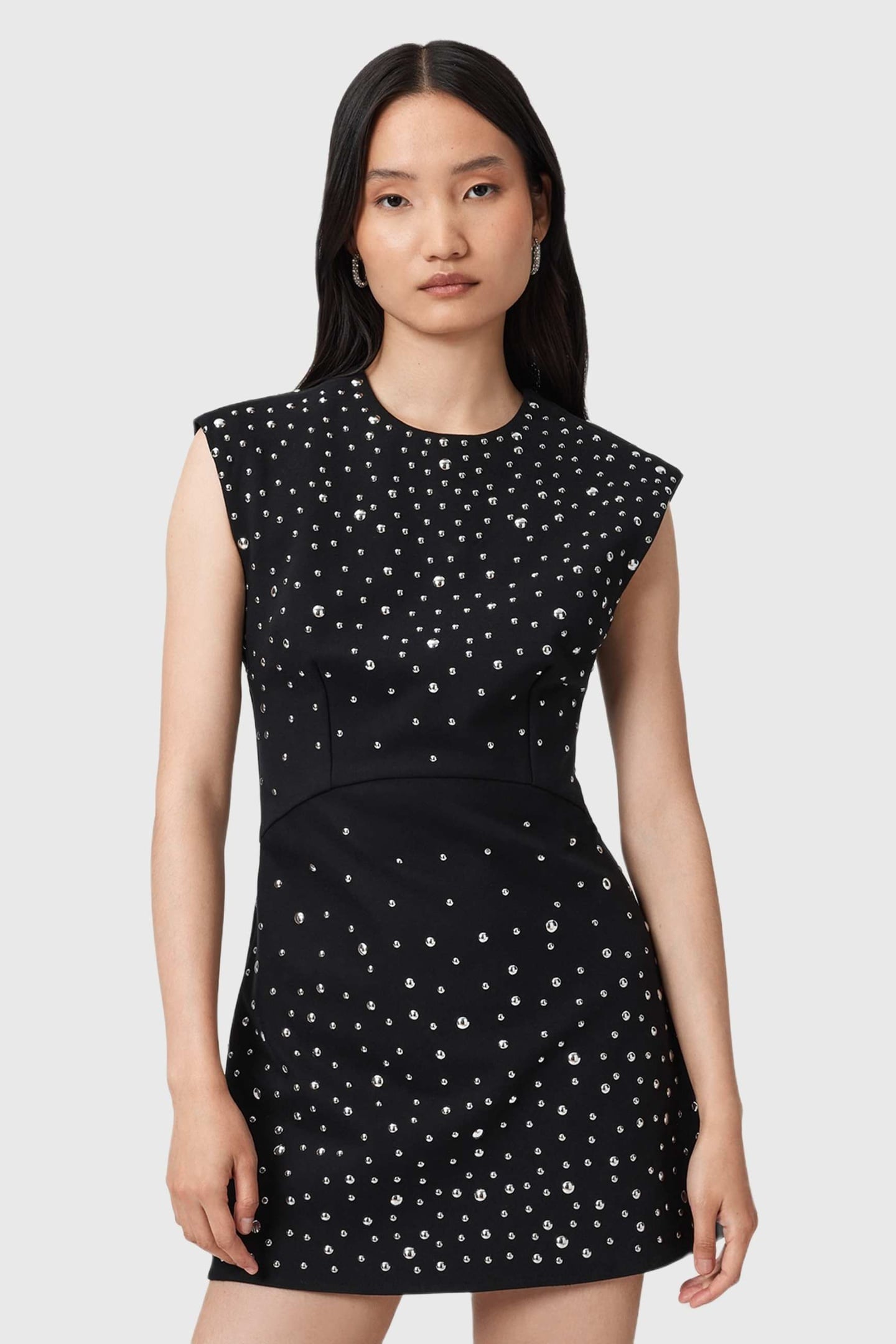 TAMARA EMB DRESS BLACK 1