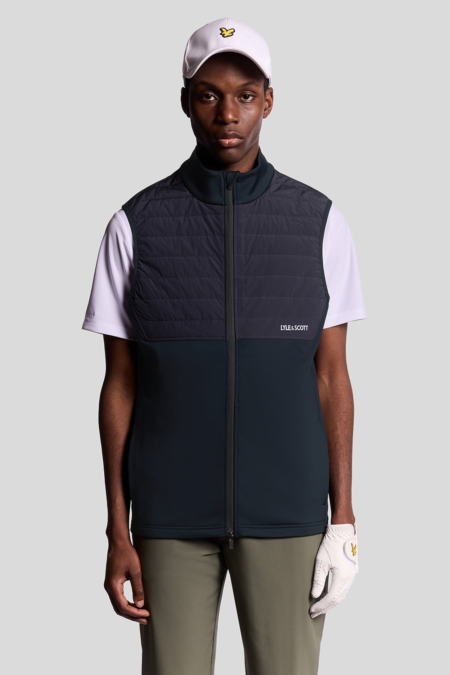 GOLF WINDJAMMER FULL ZIP VEST DARK NAVY 2