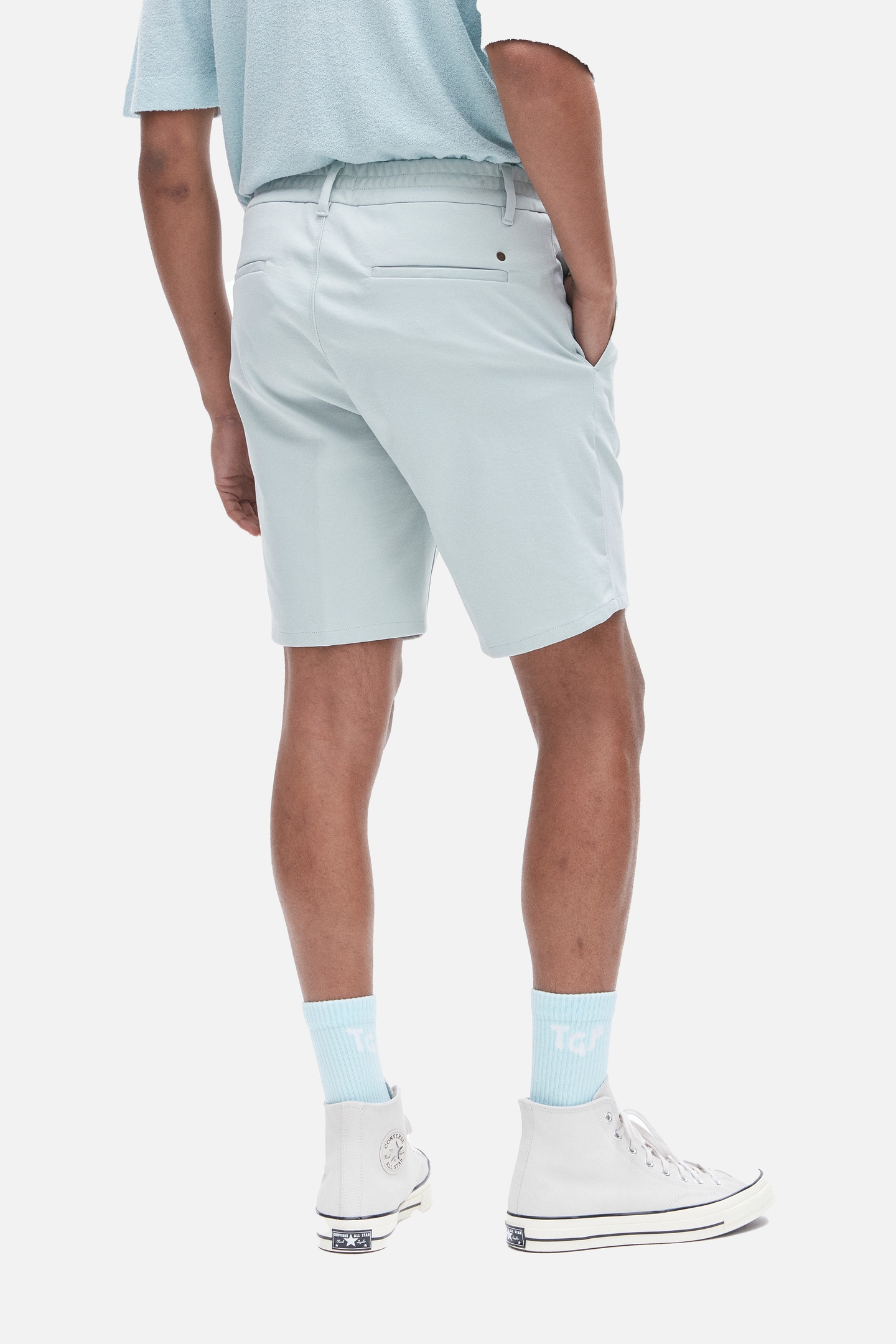 HARLEM SHORTS LIGHT GREEN 3