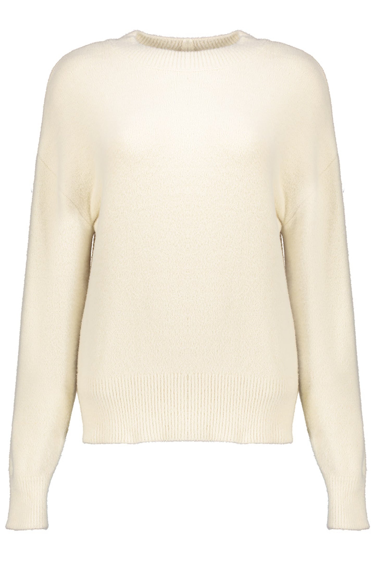 PULLOVER FLUFFY OFF-WHITE 1