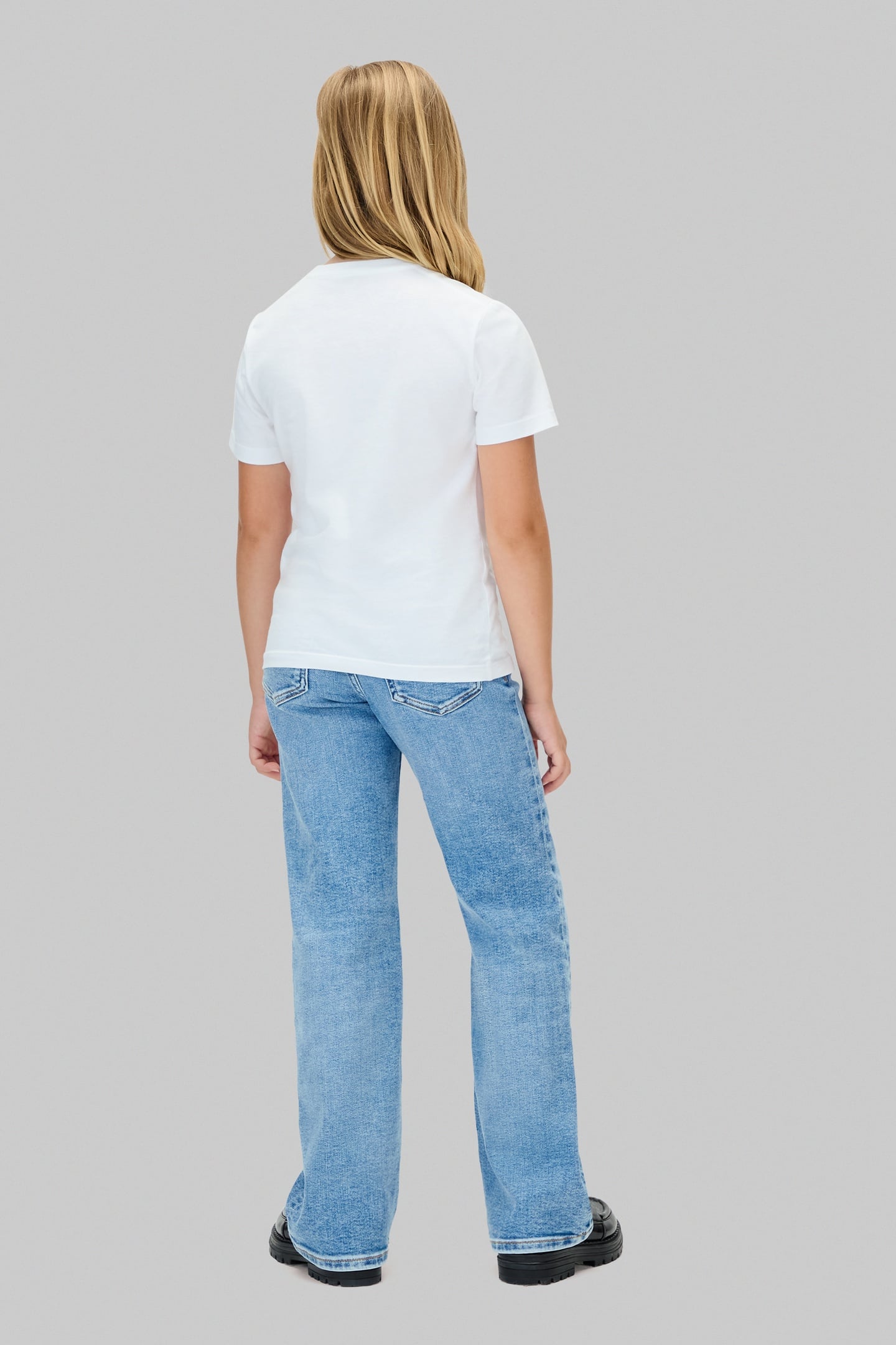 UNISEX SMALL MONOLOGO SS TEE BRIGHT WHITE 3