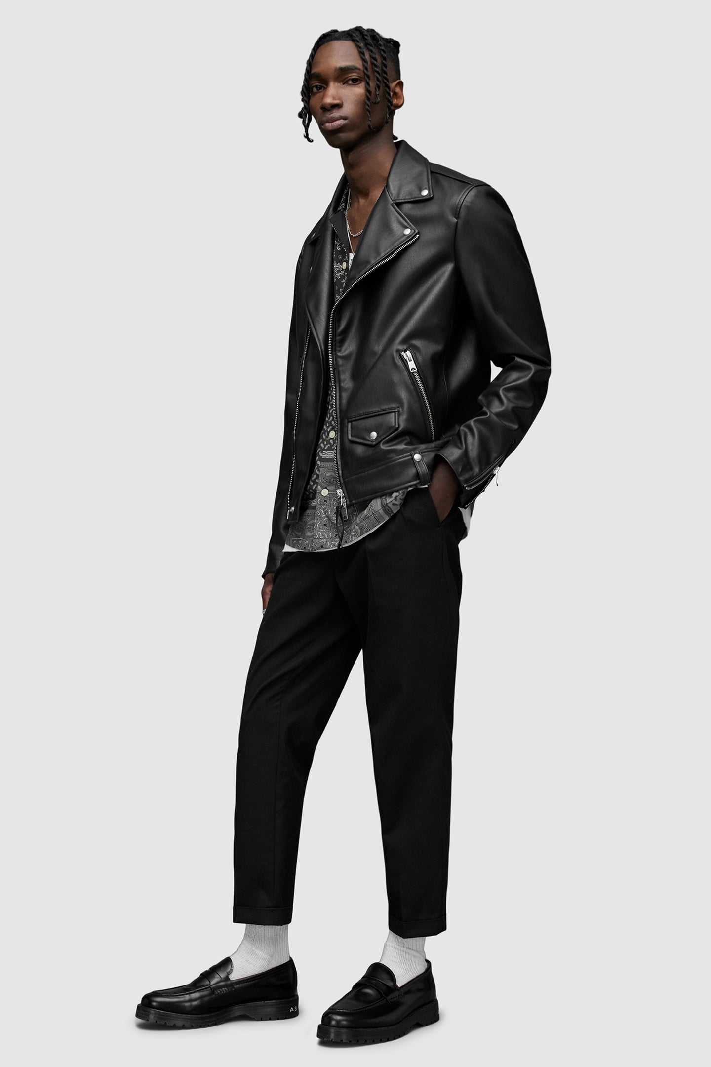 MILO FAUX LEATHER BI BLACK 3