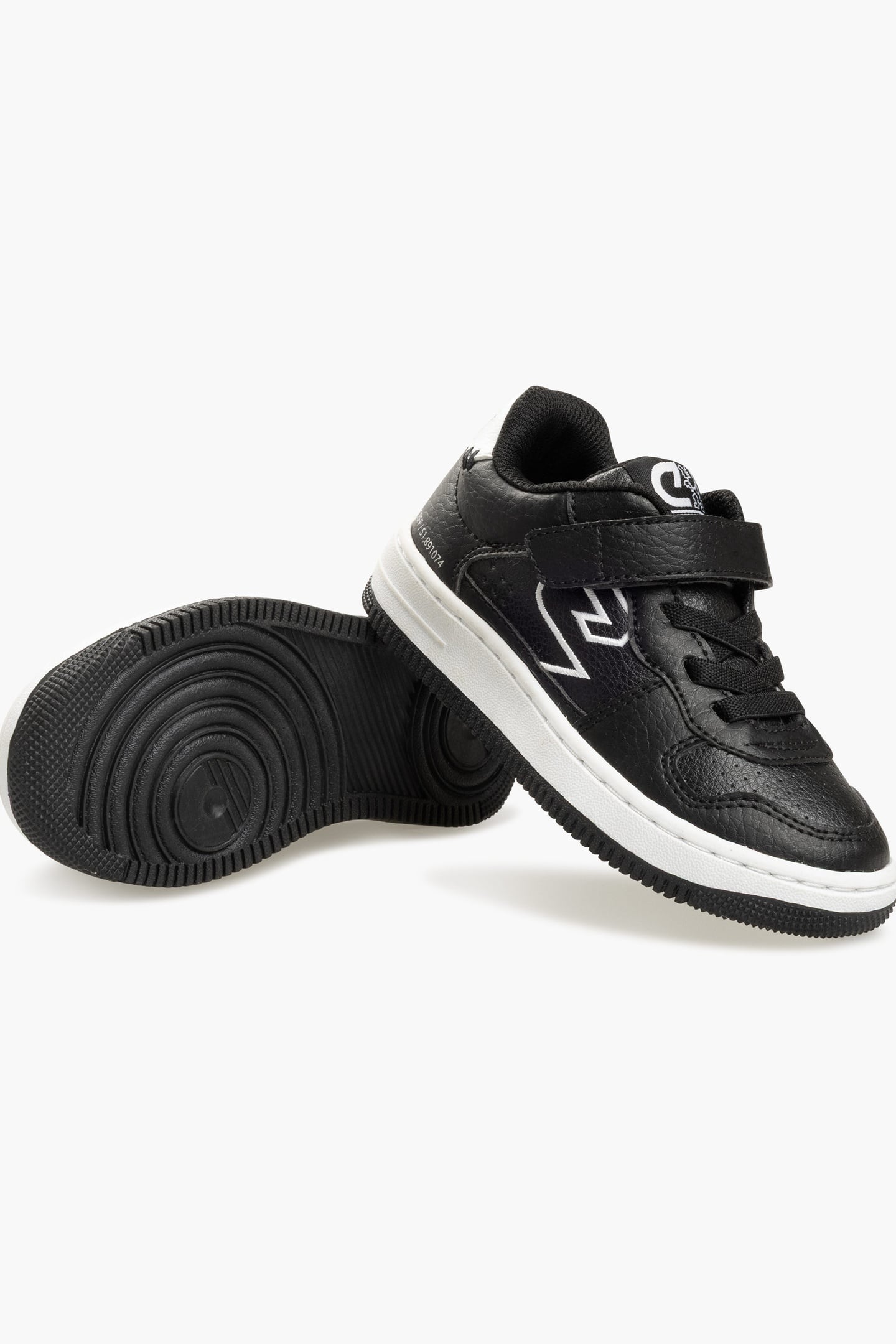 BOYS ROYAL C VELCRO BLACK / WHITE 3