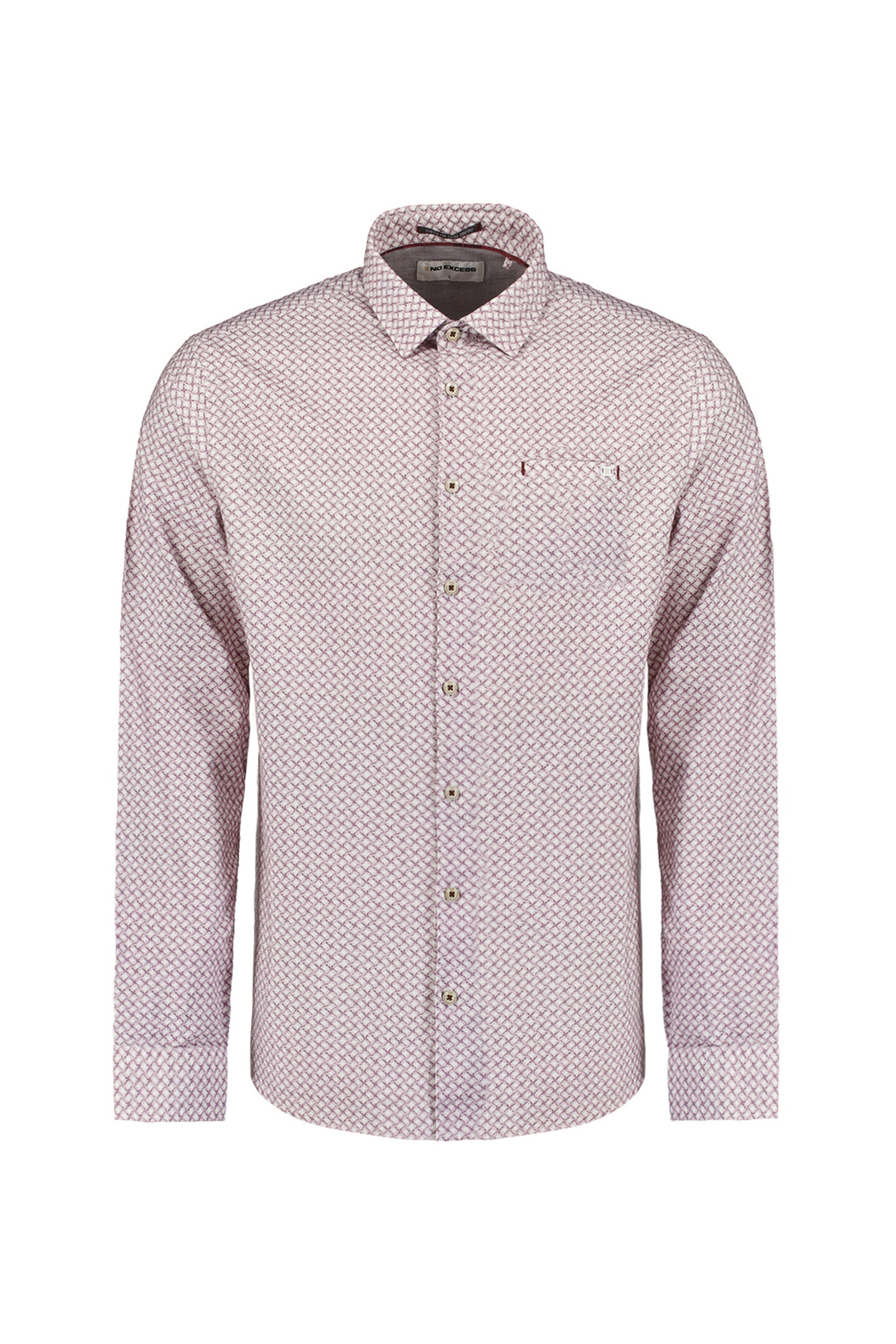 SHIRT ALLOVER PRINTED MAUVE 4
