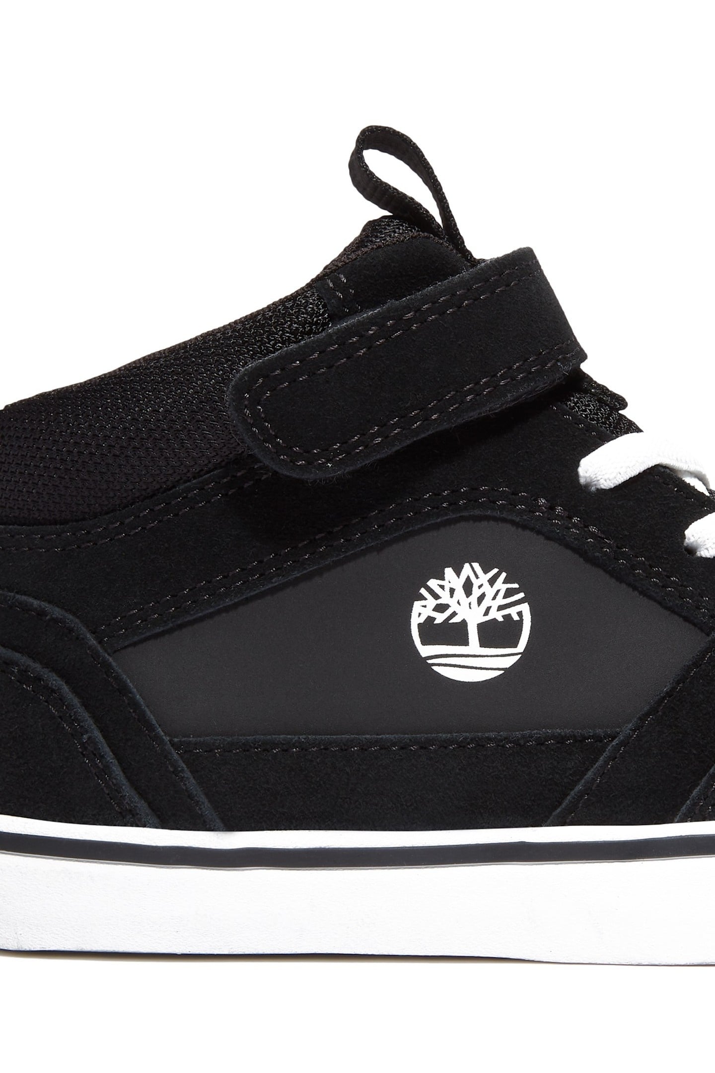 STONE JUMP MID HOOK & LOOP SNEAKER BLACK SUEDE 7