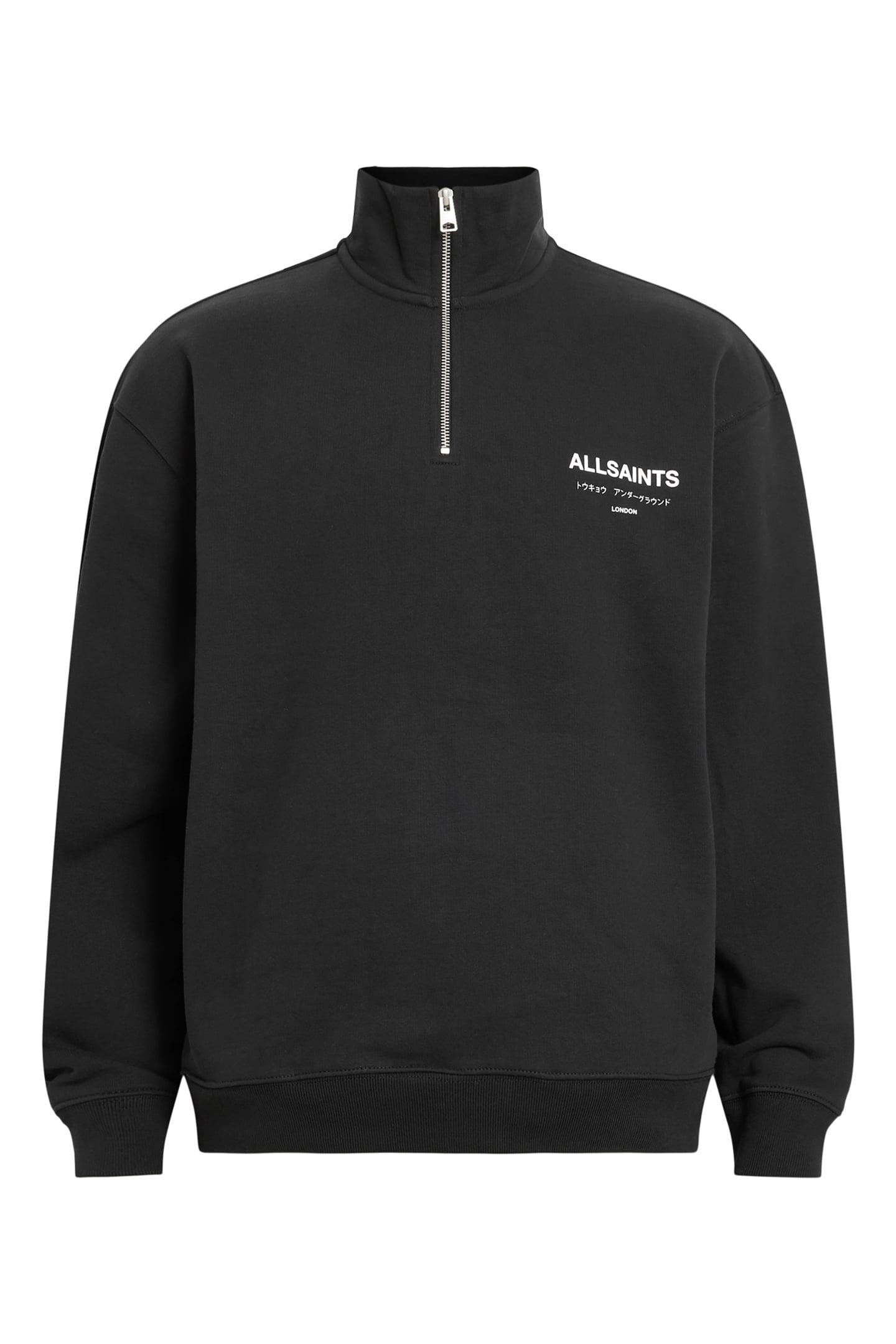 UNDERGROUND HALF ZIP BLACK/WHITE 4