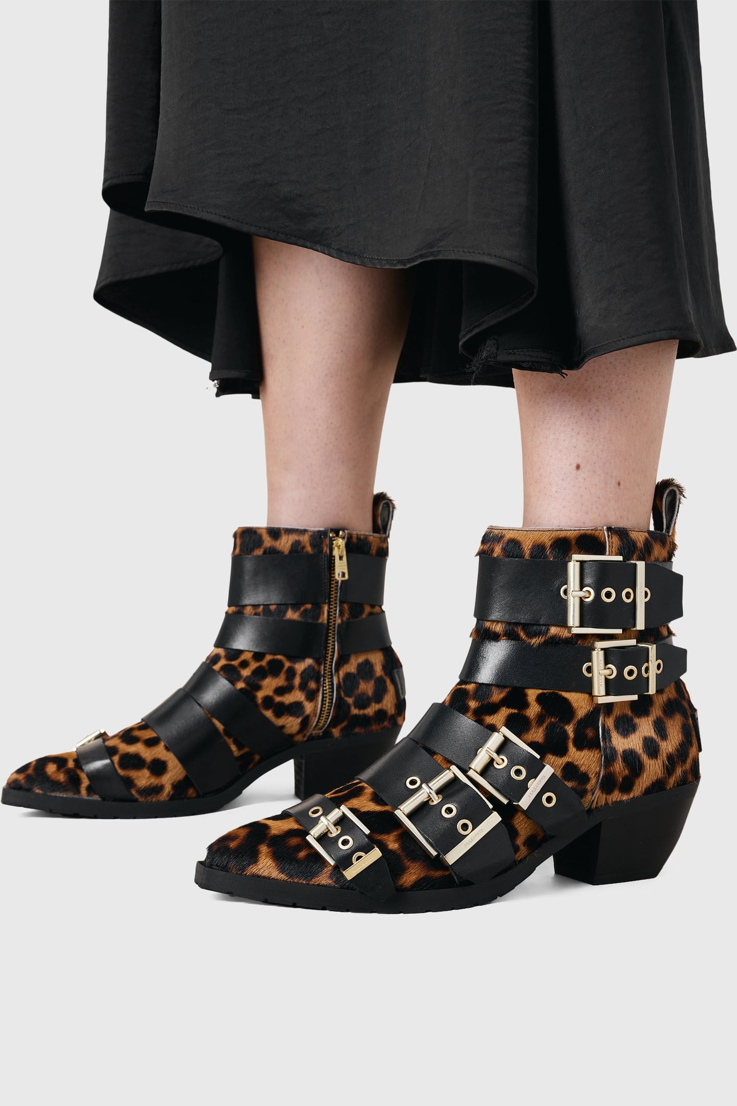 JANE BUCKLE BOOT LEPPO BROWN/BLACK 1