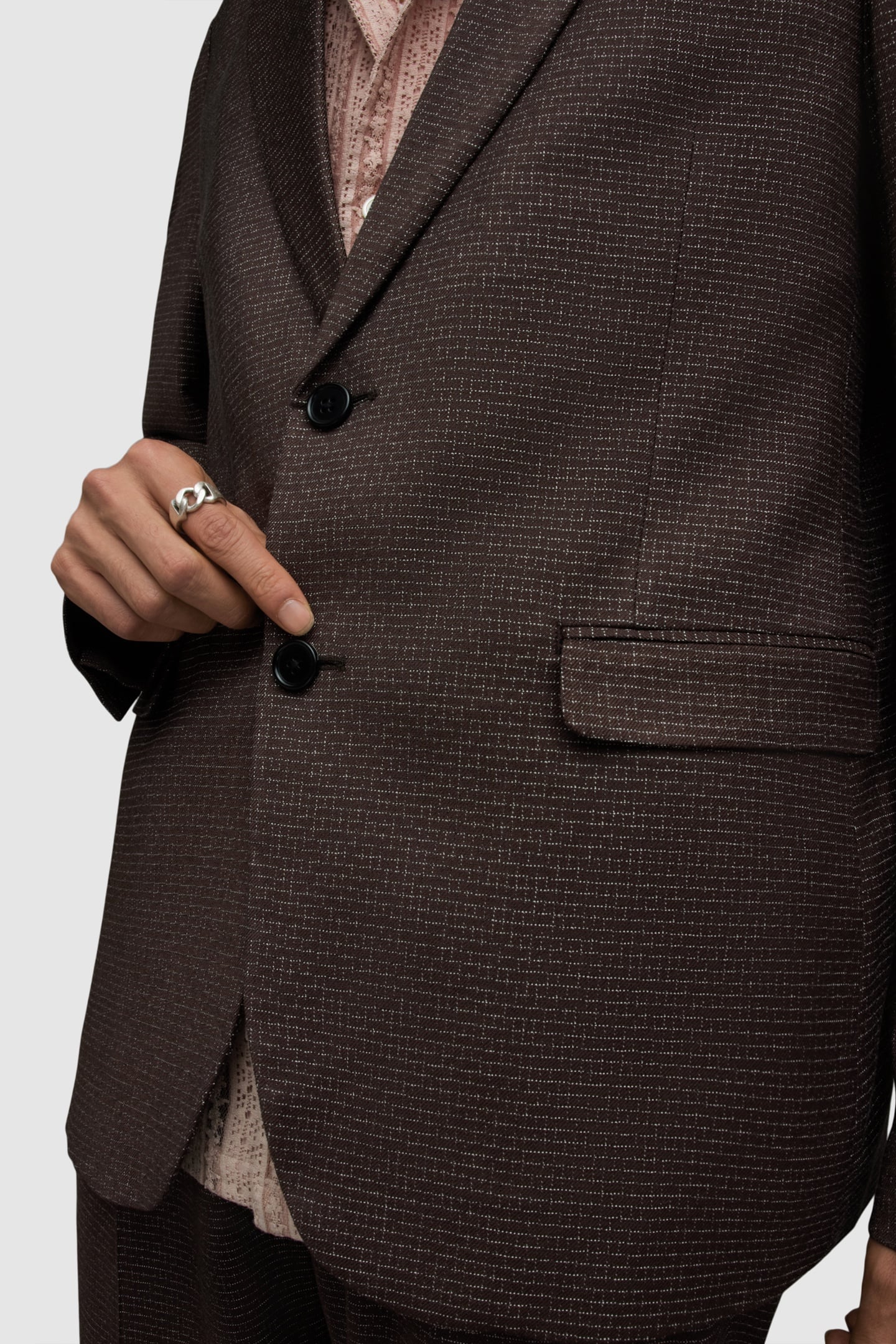 LOWDES BLAZER OXBLOOD RED 10