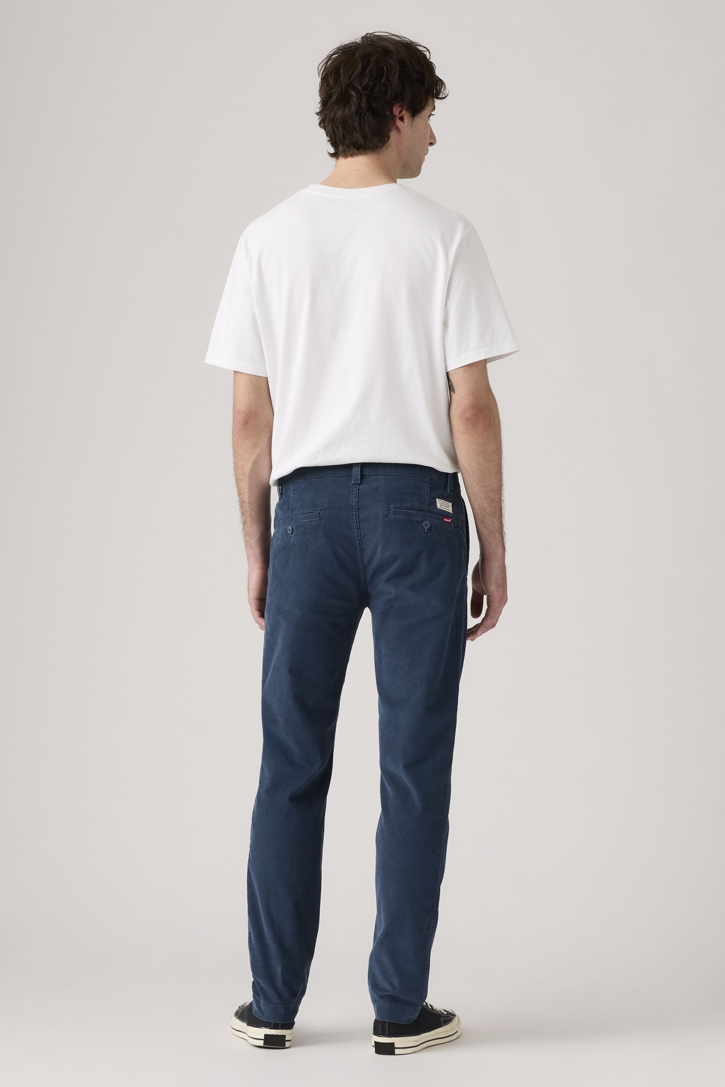 XX STANDARD TAPER CORDUROY CHINOS BLUE 3