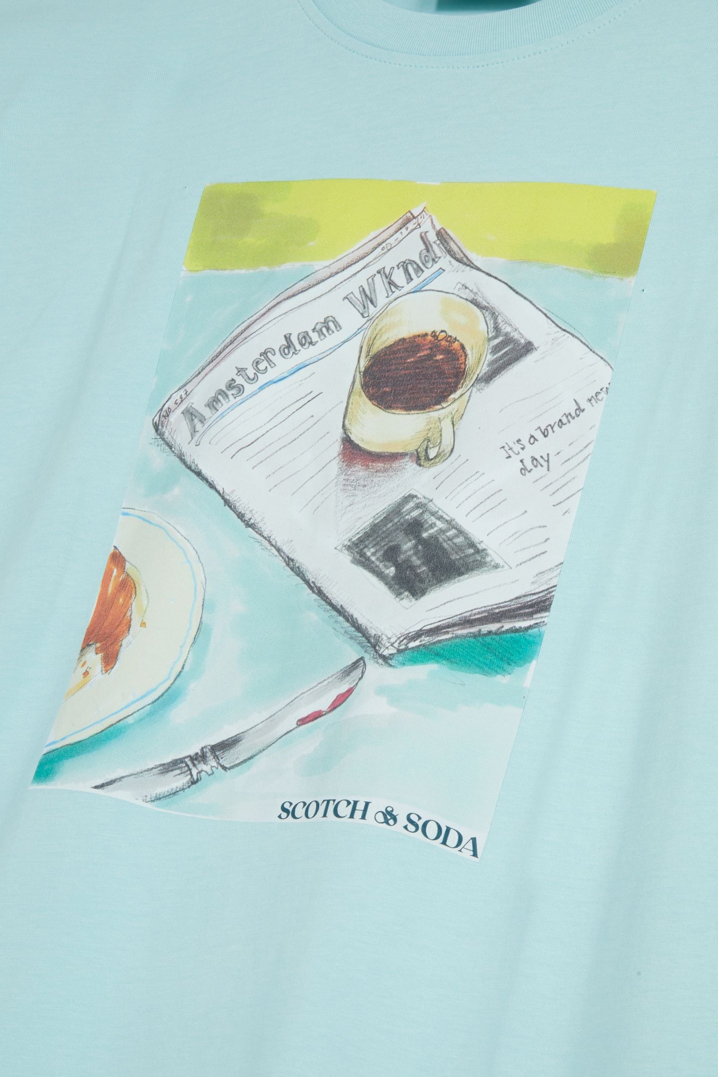 GRAPHIC TEE CANAL BLUE 3