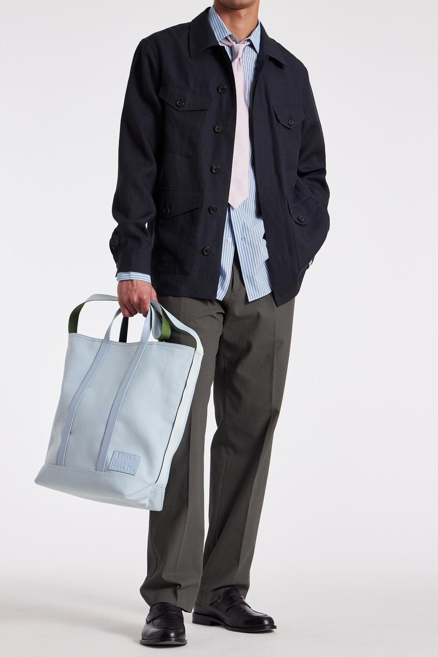 S/C TAILORED FIT SHIRT LIGHT BLUE 3