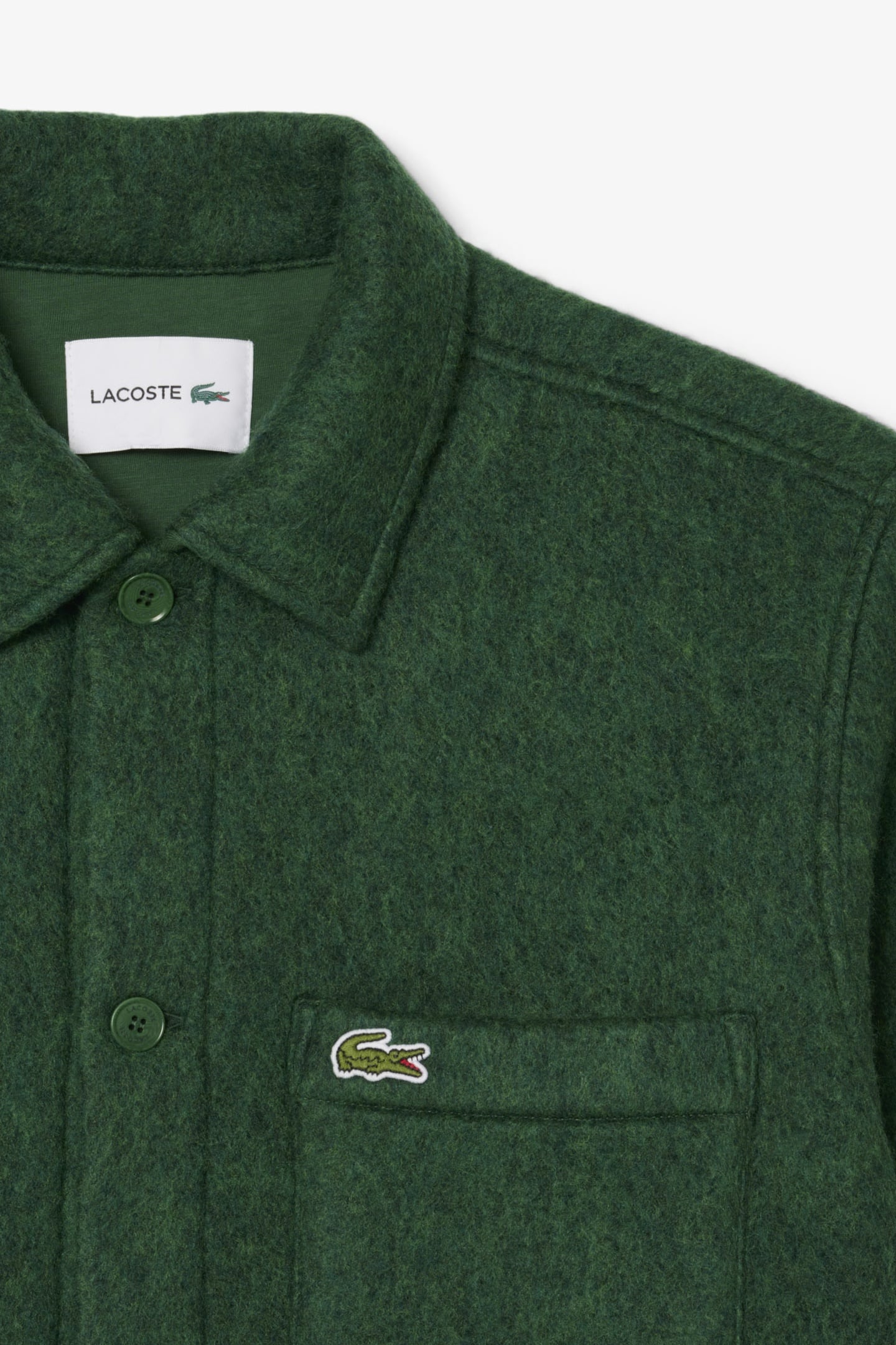 LONG SLEEVE WOVEN SHIRT GREEN 6