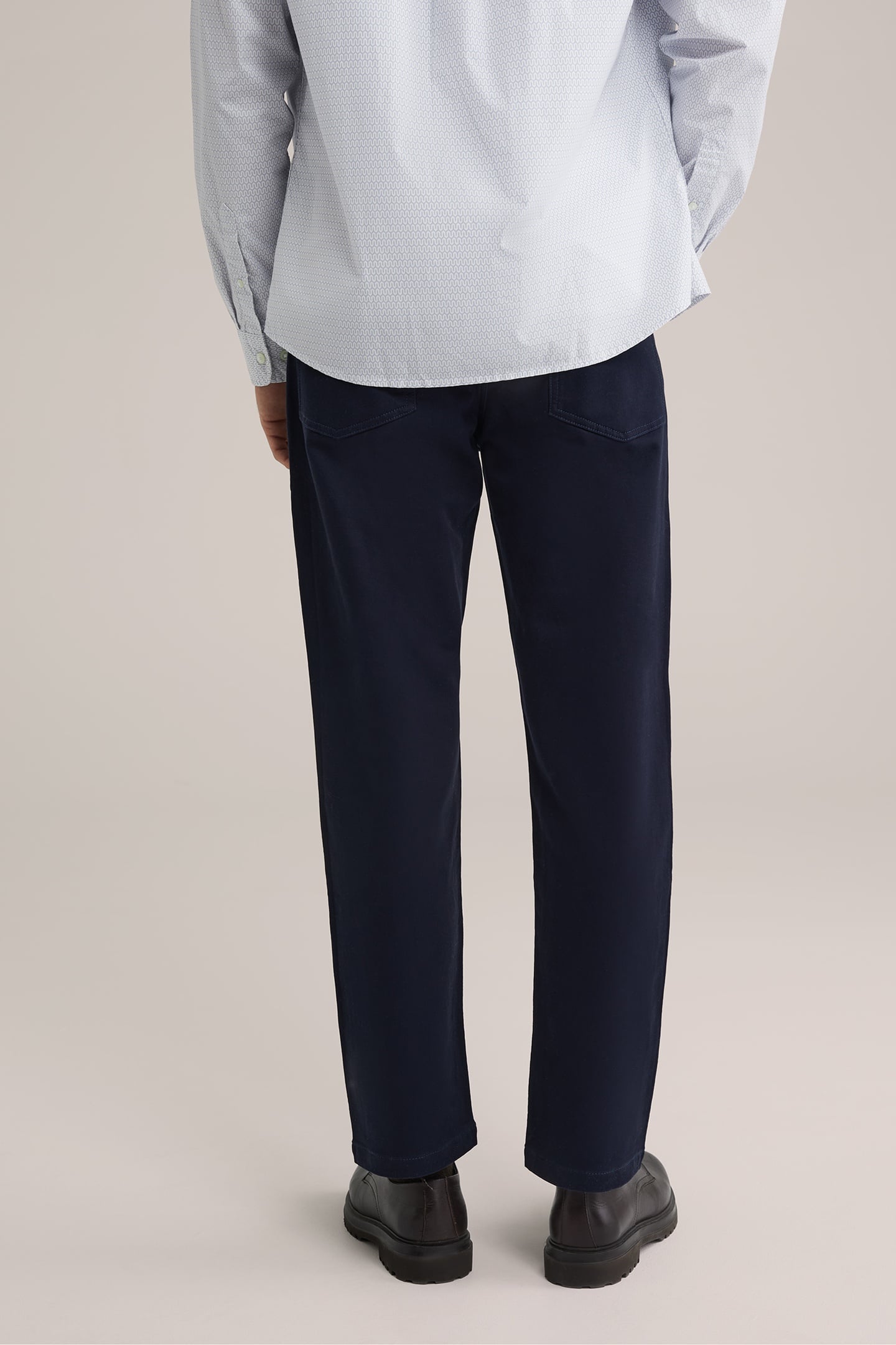 5-POCKET MID WAIST NAVY BLUE 2