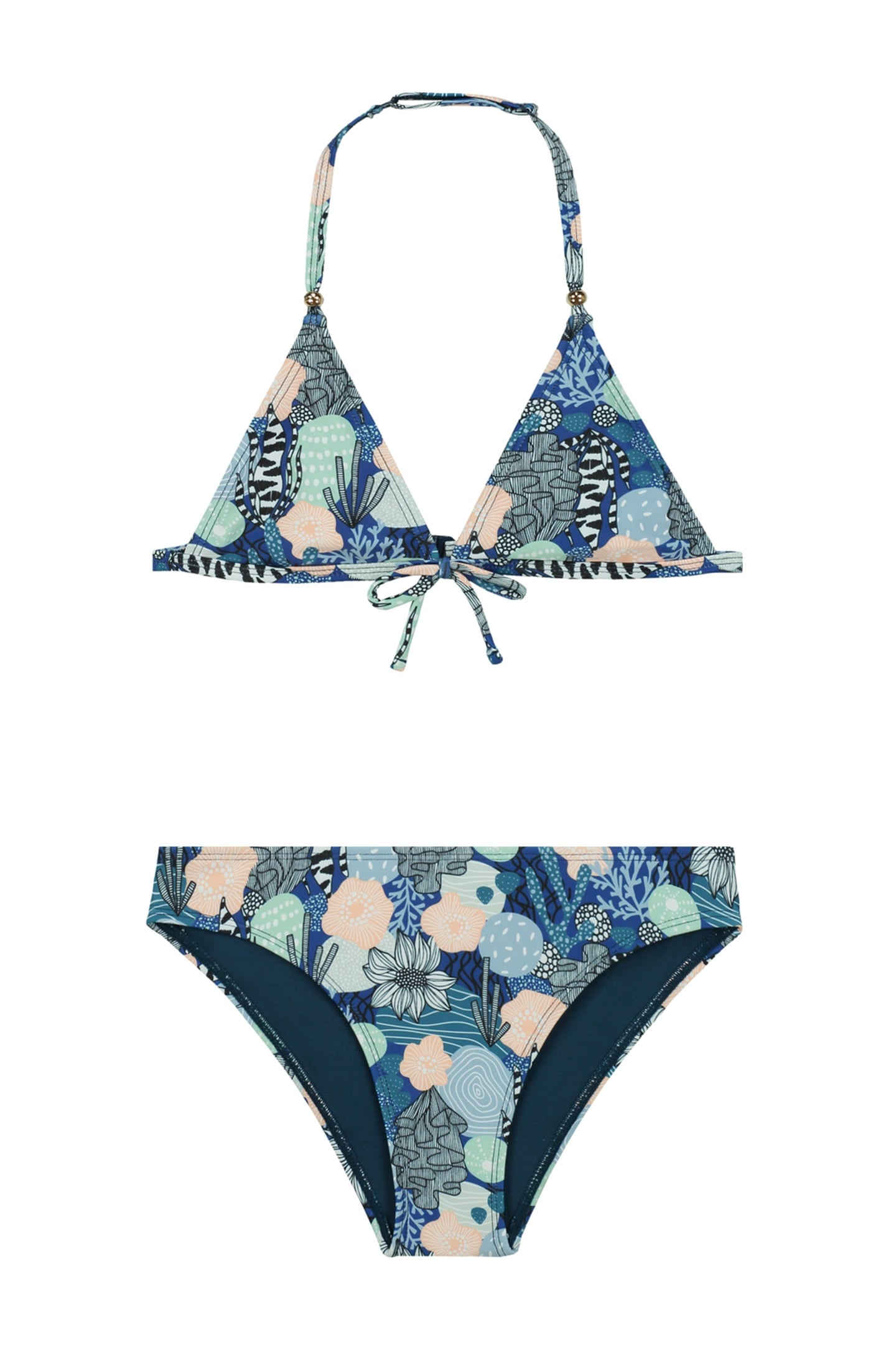 GIRLS LIZZY BIKINI SET CORAL CLUB DEEP OCEAN BLUE 1