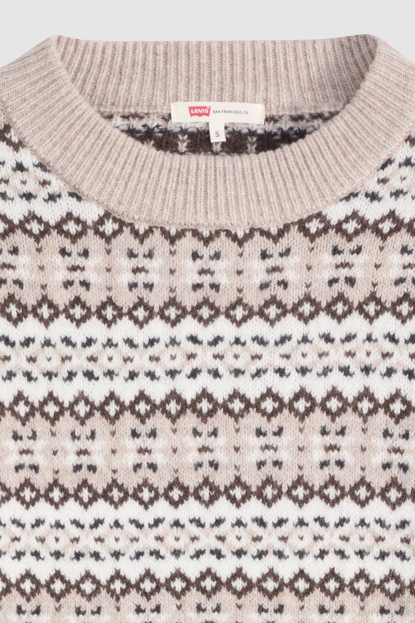INES FAIRLISLE SWEATER NEUTRAL 6