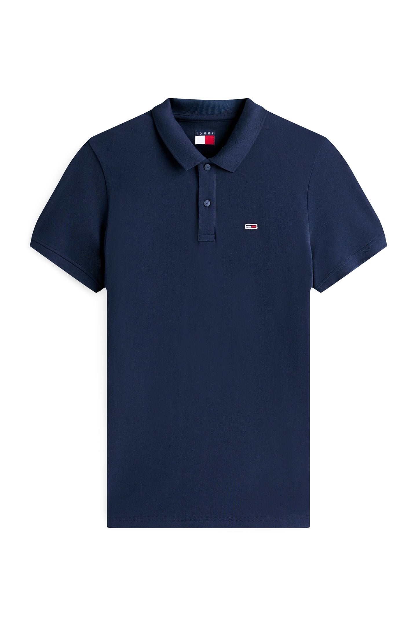 FLAG SLIM FIT PIQUE POLO SHIRT DARK NIGHT NAVY 4