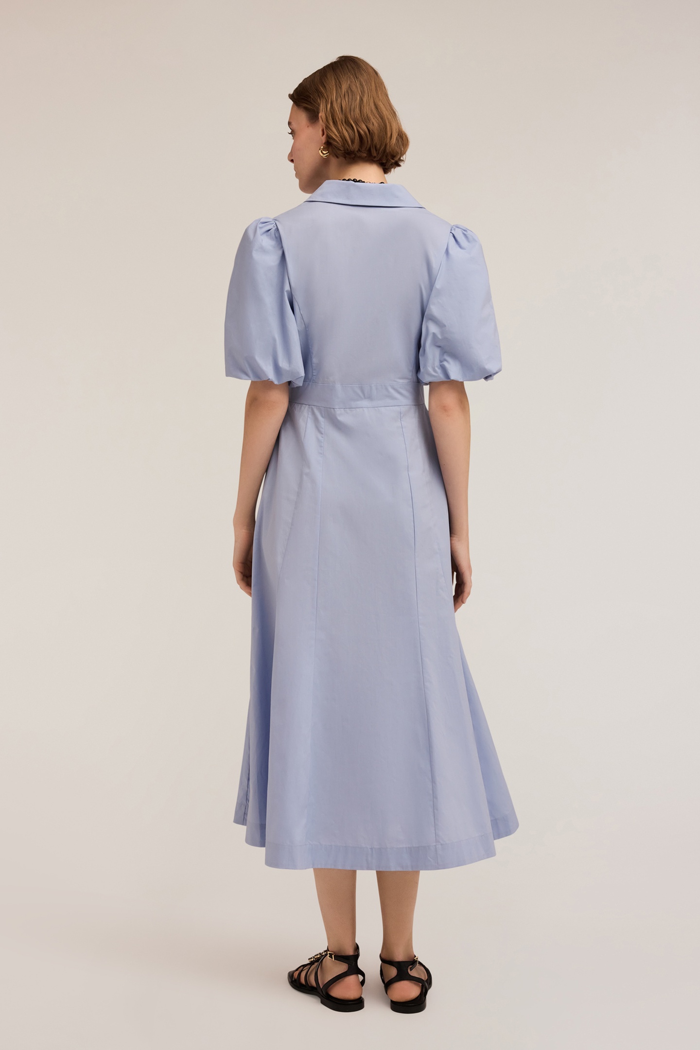 POPLIN CHEMISIER DRESS LIGHT BLUE 2