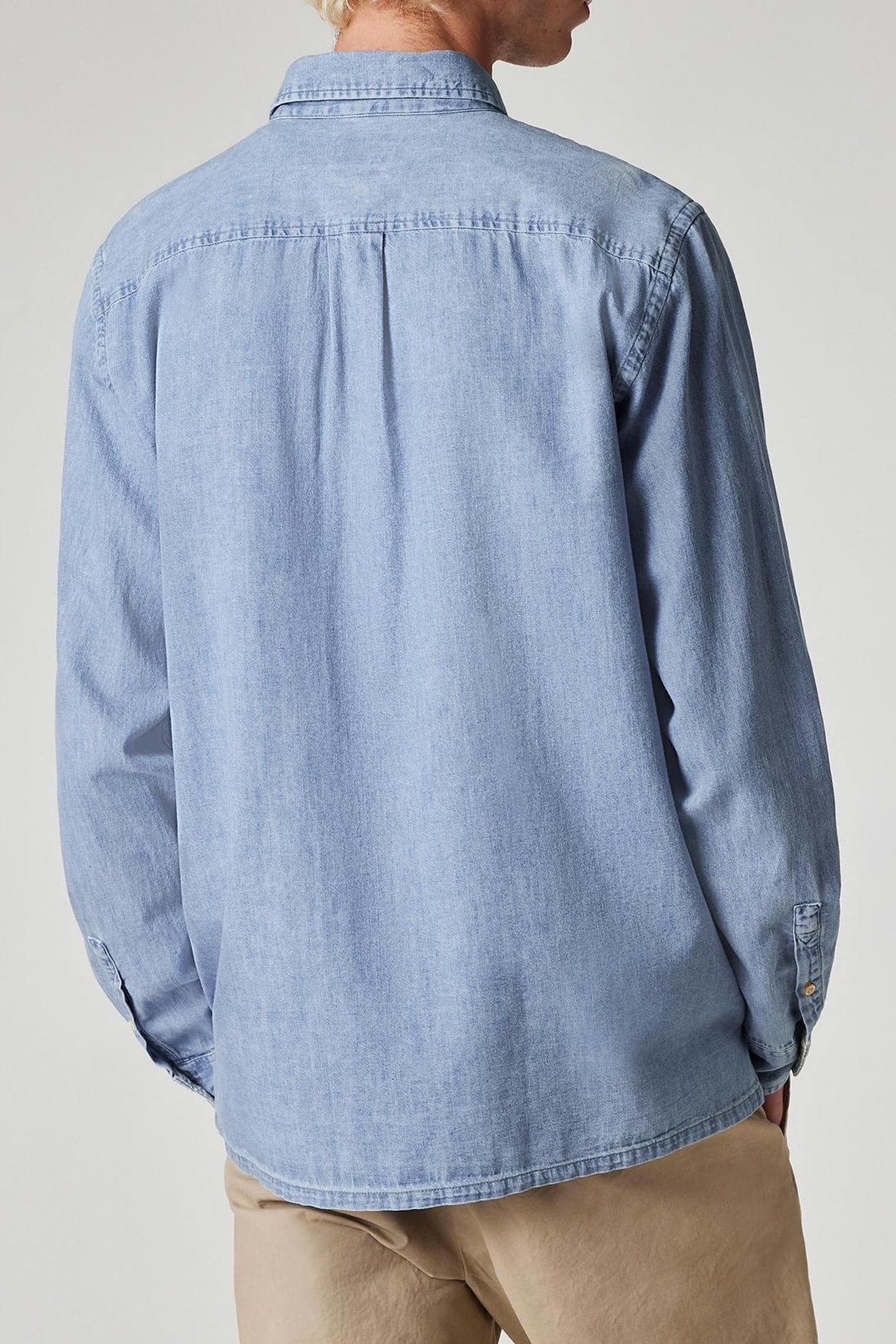 LS CASUAL FIT 2PKT SHIRT LIGHT BASE 2