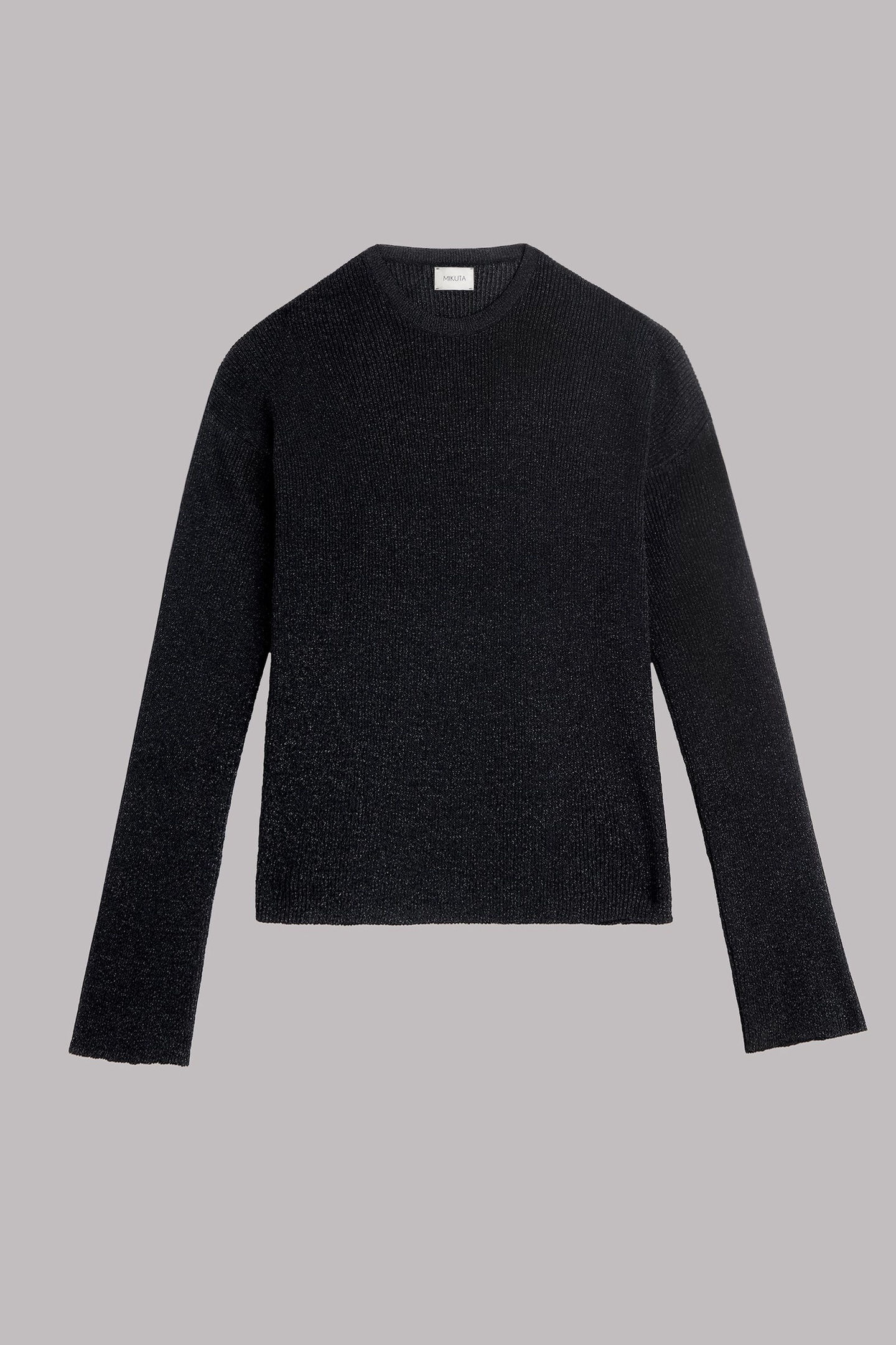 THE BLACK SPARKLY LOOSE KNITTED SWEATER 3