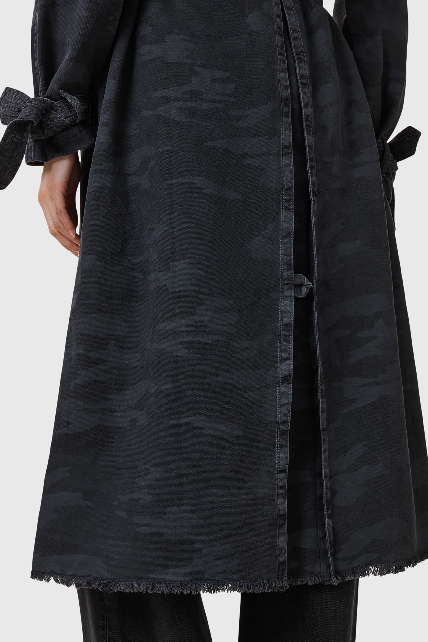 KIKI CAMO TRENCH INK BLUE 8