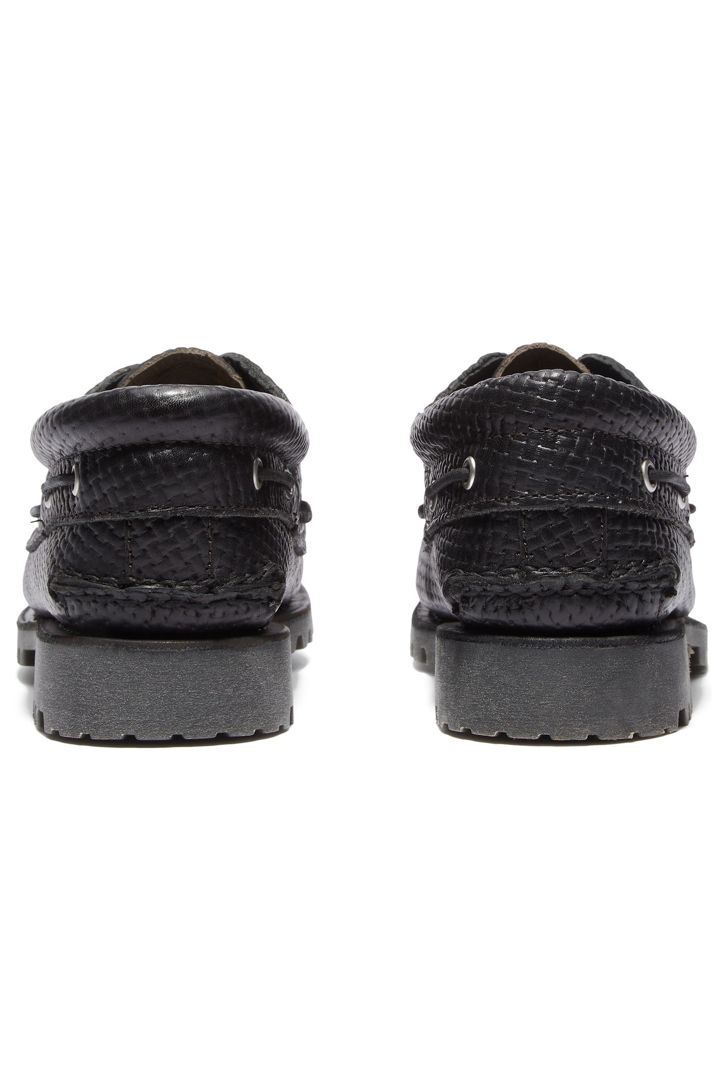 AUTHENTIC BOAT SHOE BLACK FULL GRAIN BROWN 4