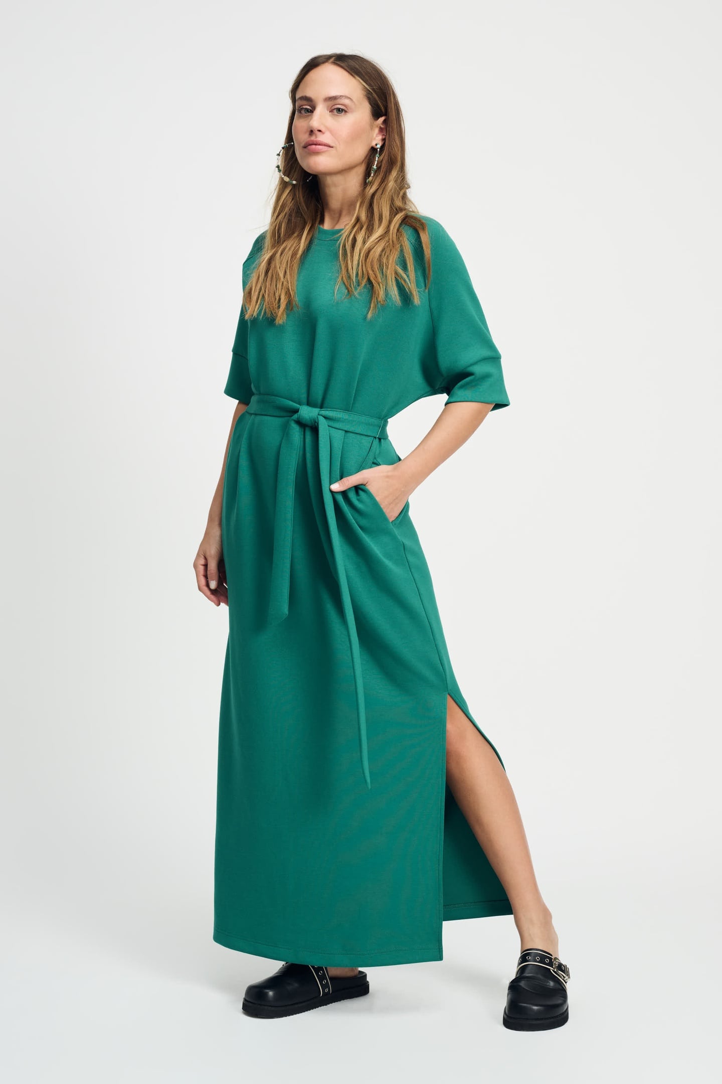 DRESS - NORA MEADOW GREEN 2