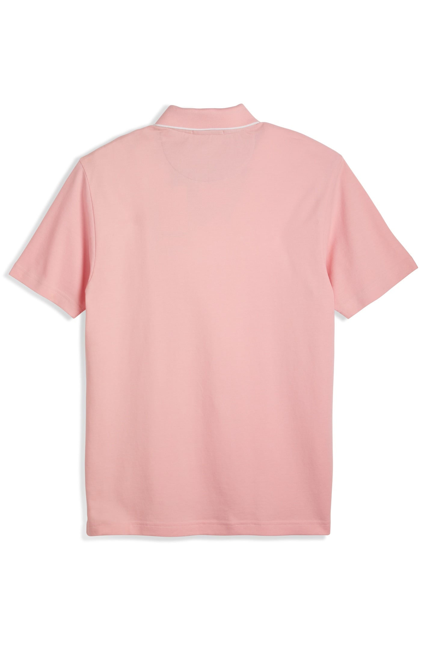 TIPPED POLO POWDER PINK 2