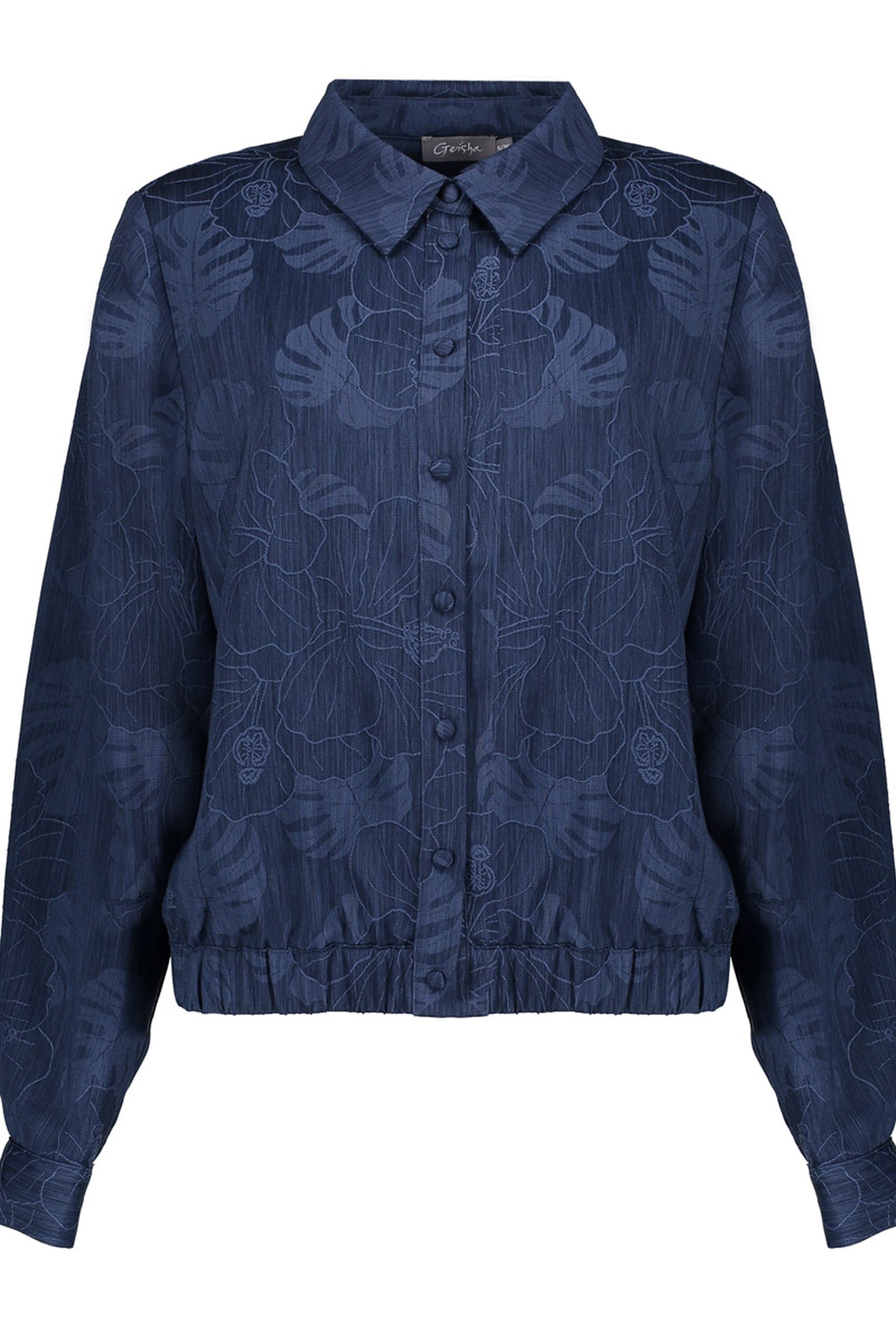 JACKET DENIM FLOWERS BLUE 1