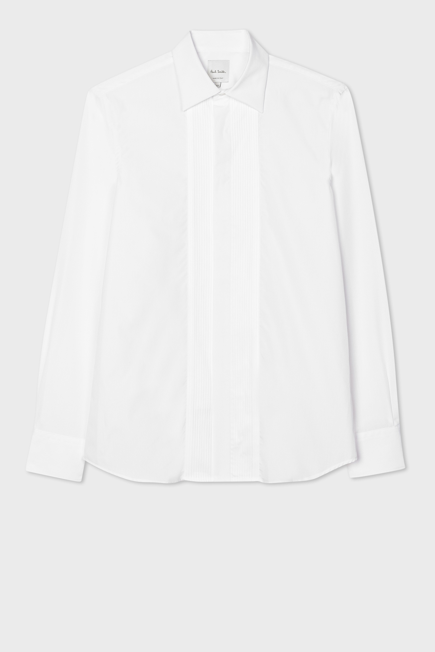 S/C TAILORED FIT EVENING SHIRT WHITE 4