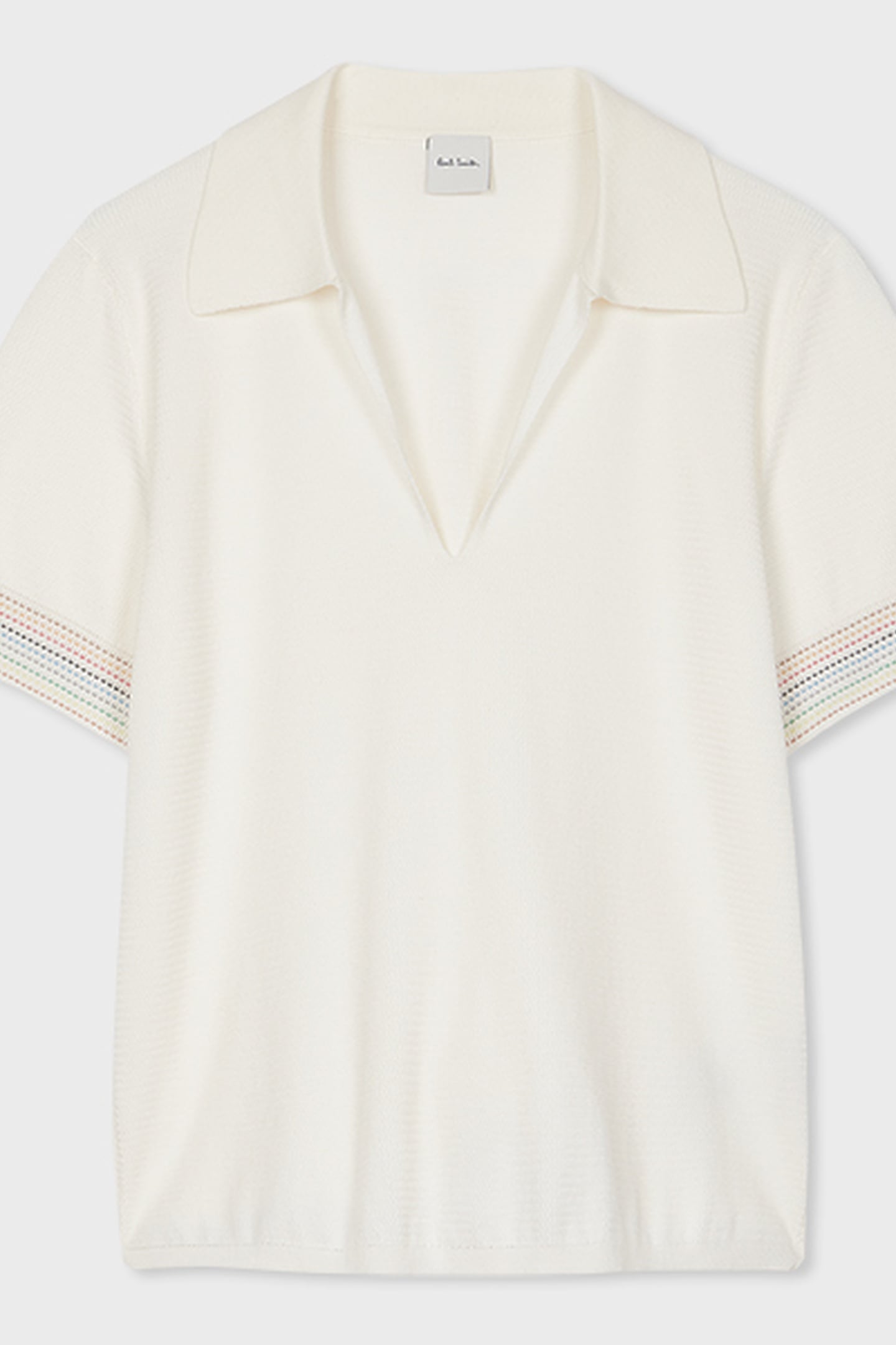 KNITTED SS TOP IVORY 2