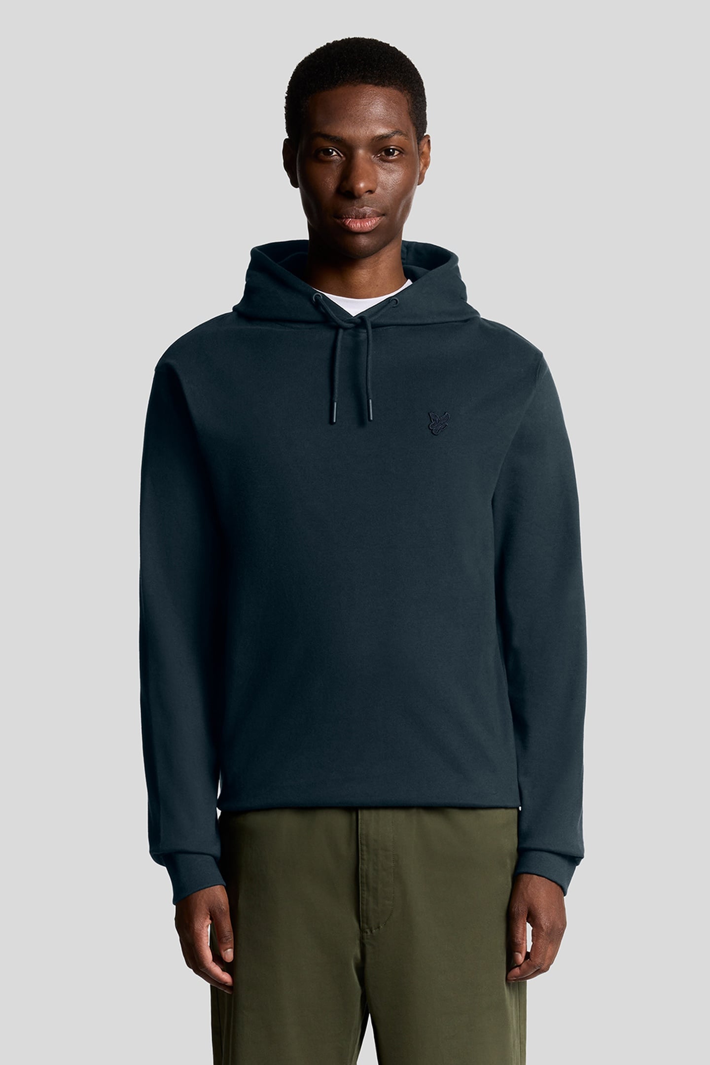 INTERLOCK PULLOVER HOODIE CARBON 2