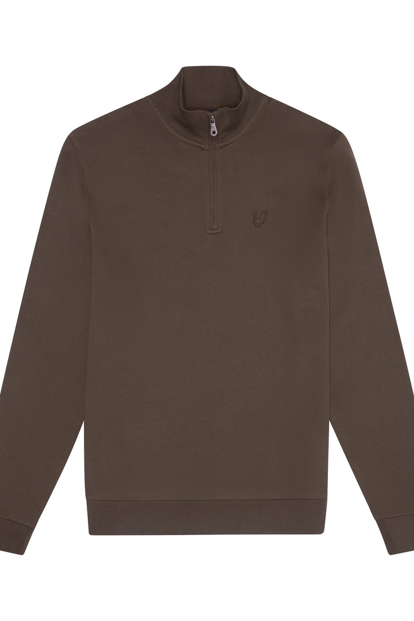 TONAL EAGLE QUARTER ZIP SWEAT FORM GREEN 4