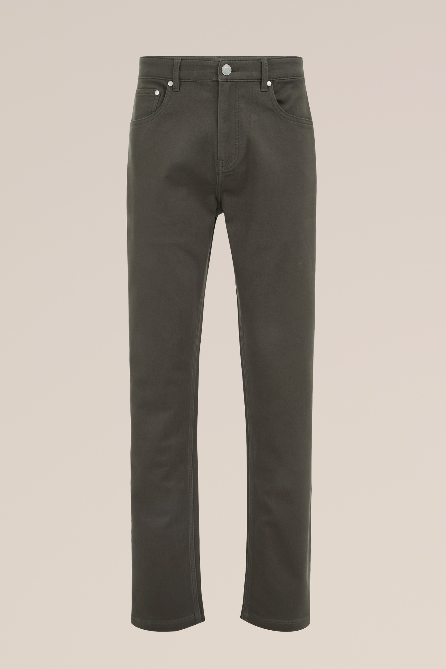 5-POCKET MID WAIST ARMY GREEN 4