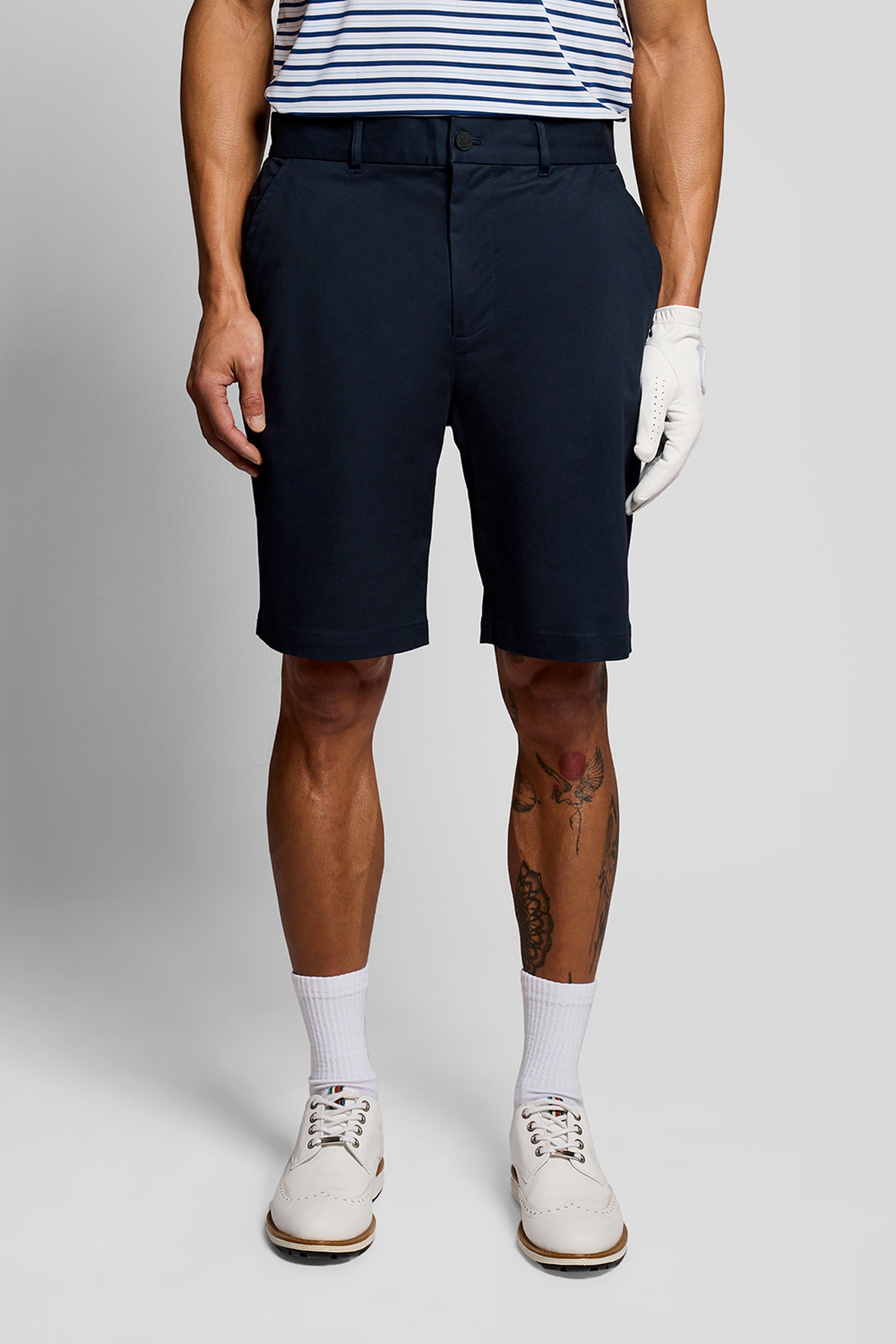 COURSE STRETCH CHINO SHORTS DARK NAVY 2
