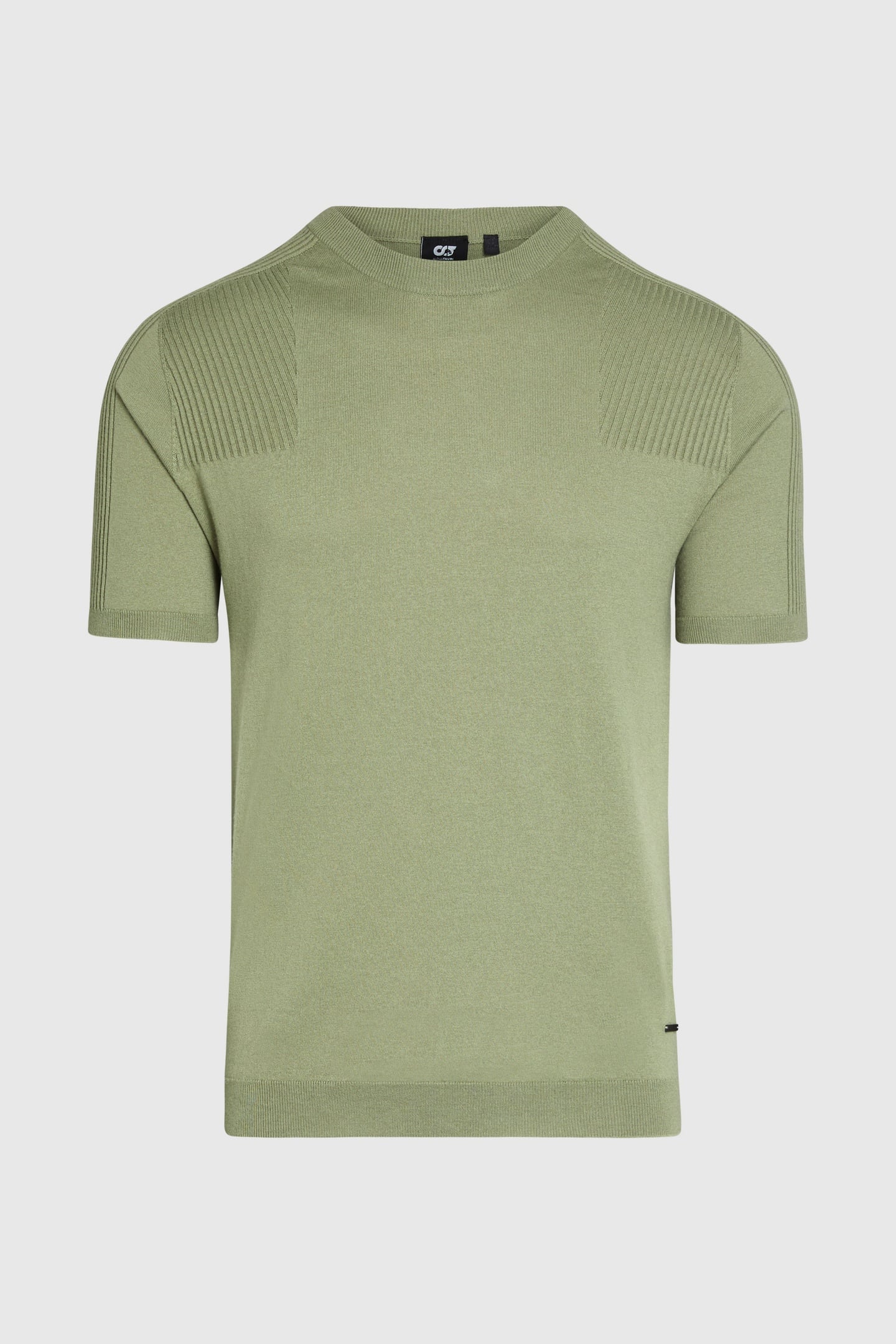 FOTOR V2.Y9.01 FLAT-KNIT-SHIRT DRY GREEN 3